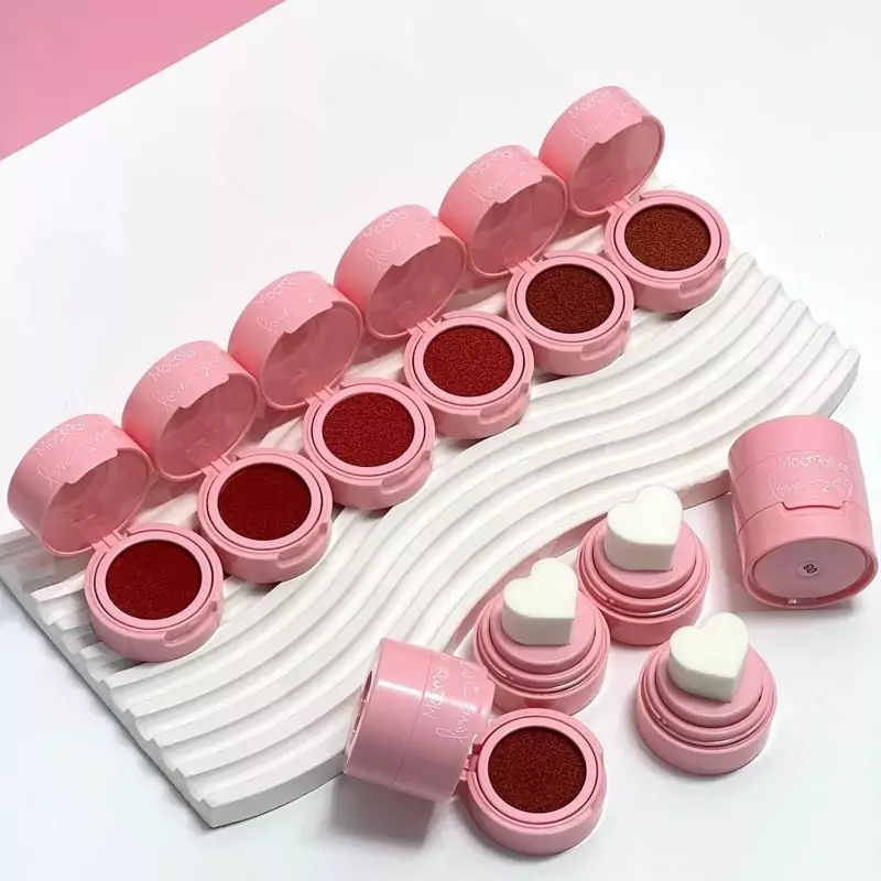 رژ گونه استامپی قلبی برند موکالره کد 436