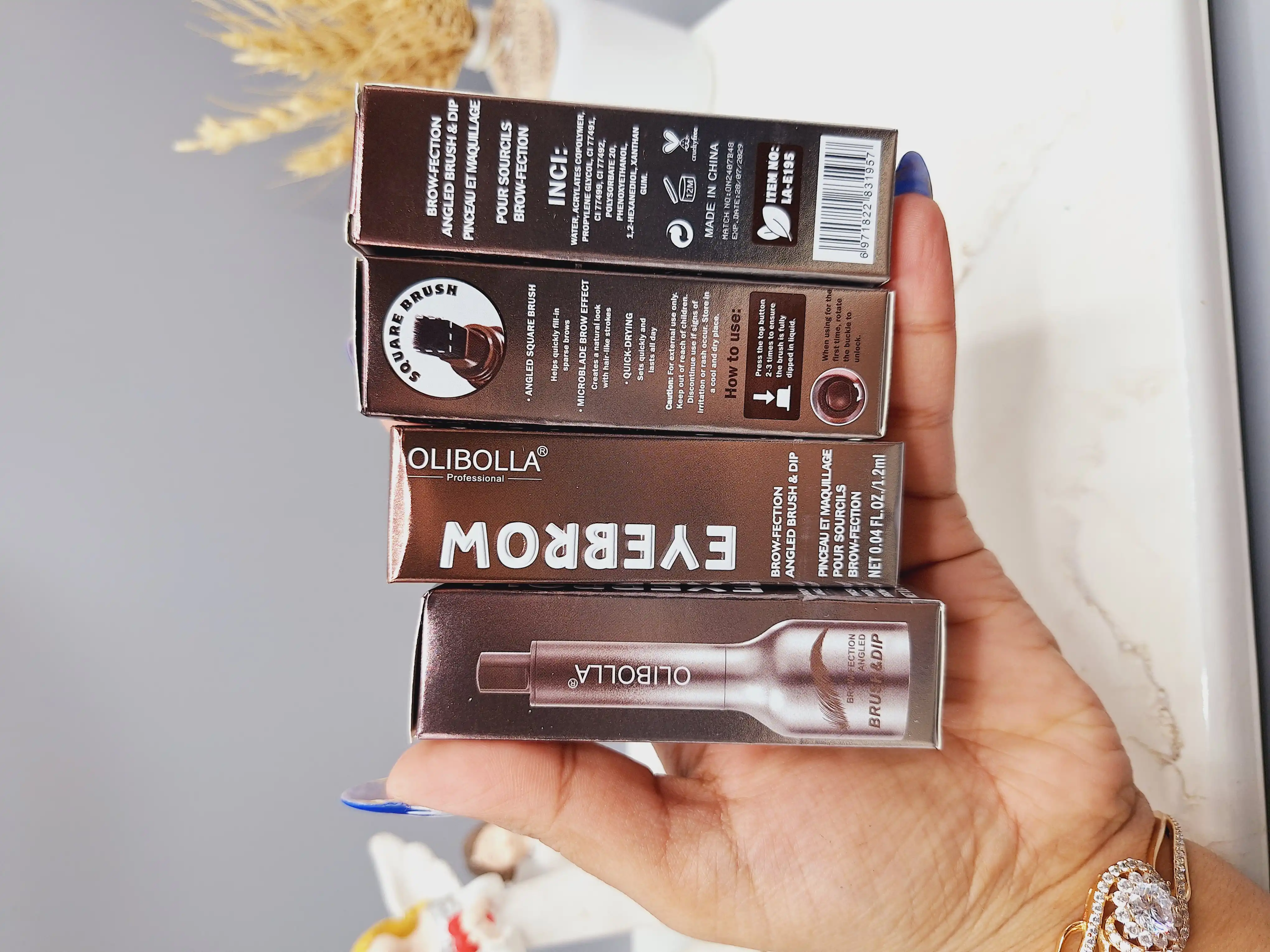 هاشور ابرو پرطرفدار پلامپی اولی بولا OLiBOLLA کد 1957