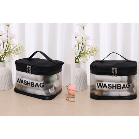 کیف آرایشی با کیفیت و جا دار (رنگ مشکی)