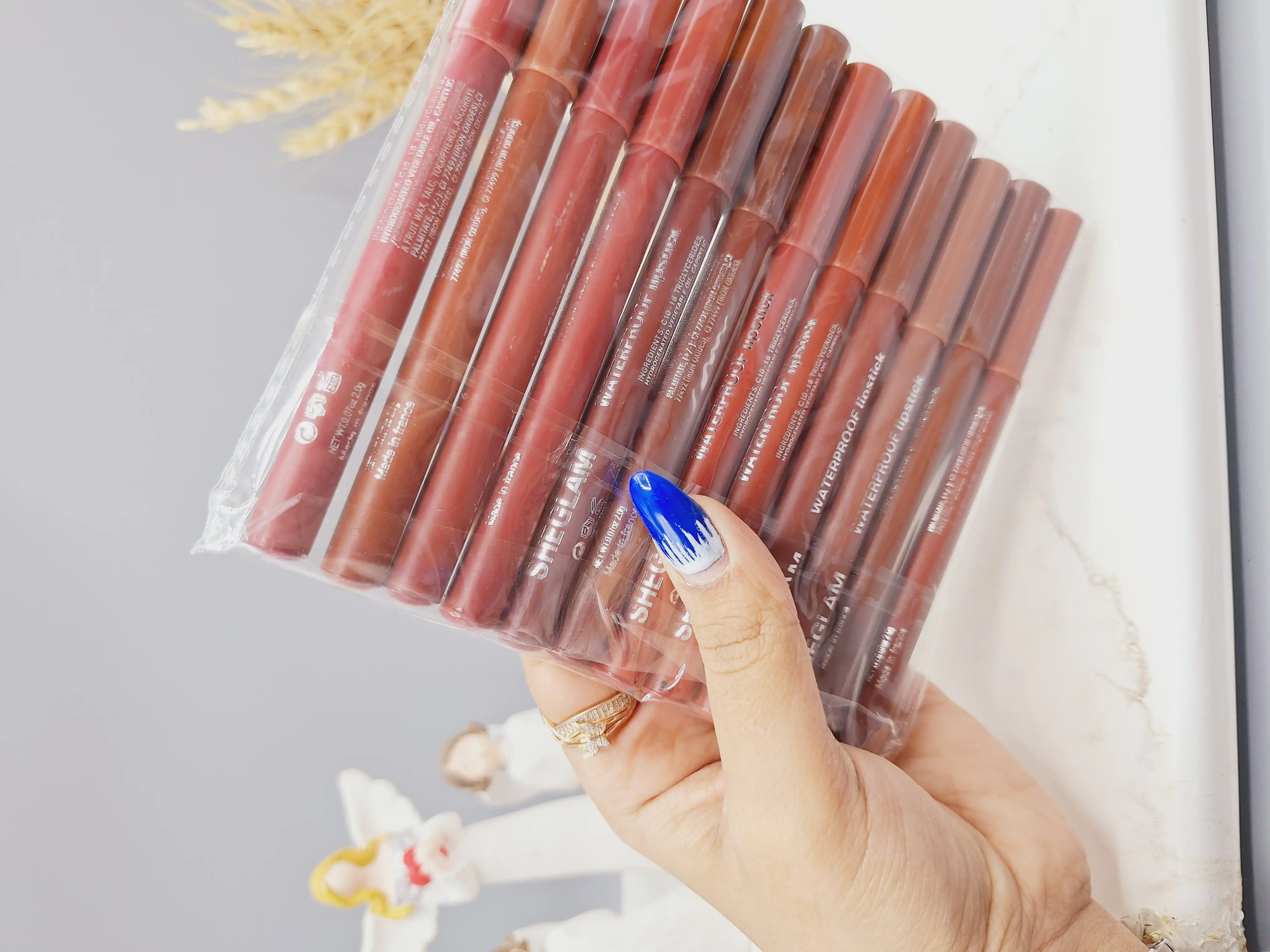 پک رژ مدادی 12 تایی برند شیگلم SHEGLAM