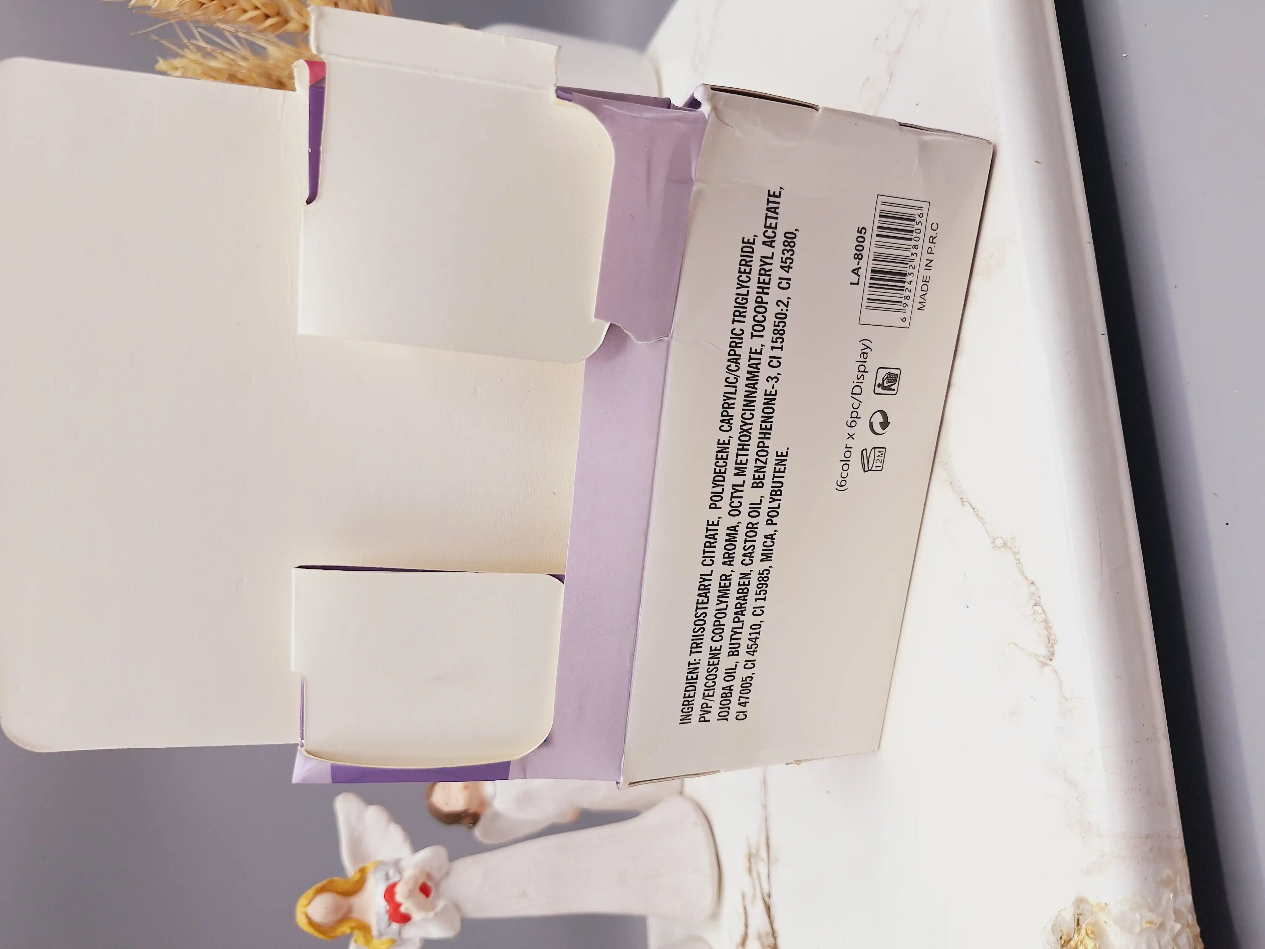 پک 6 تایی رژ لب فشنگی شاین دار زیبا کد 8005