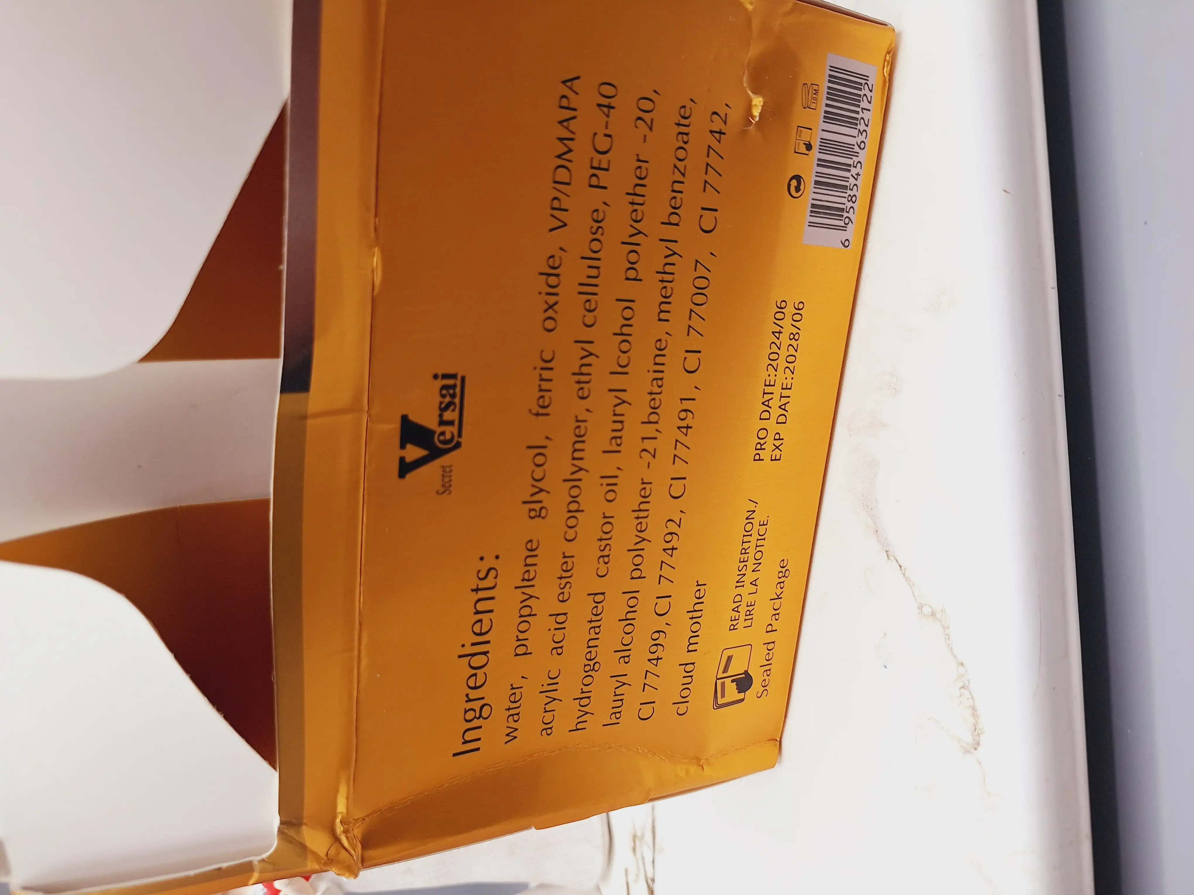 خط چشم مویی با کیفیت و ضد آب برند ورسای کد 107