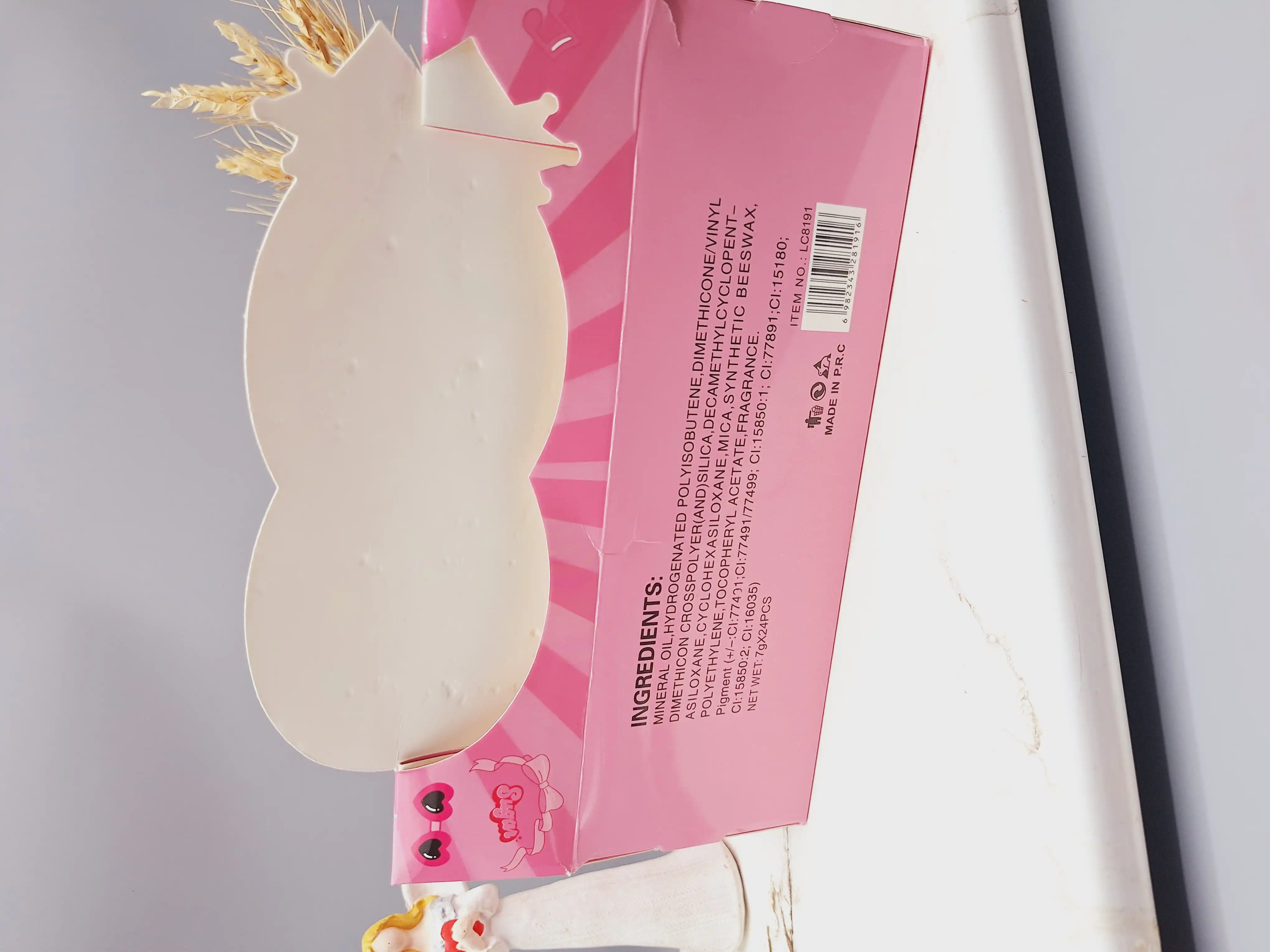 لیپ گلاس شاین دار پرنسسی و پاپیون برند پولا آیلار کد 8091