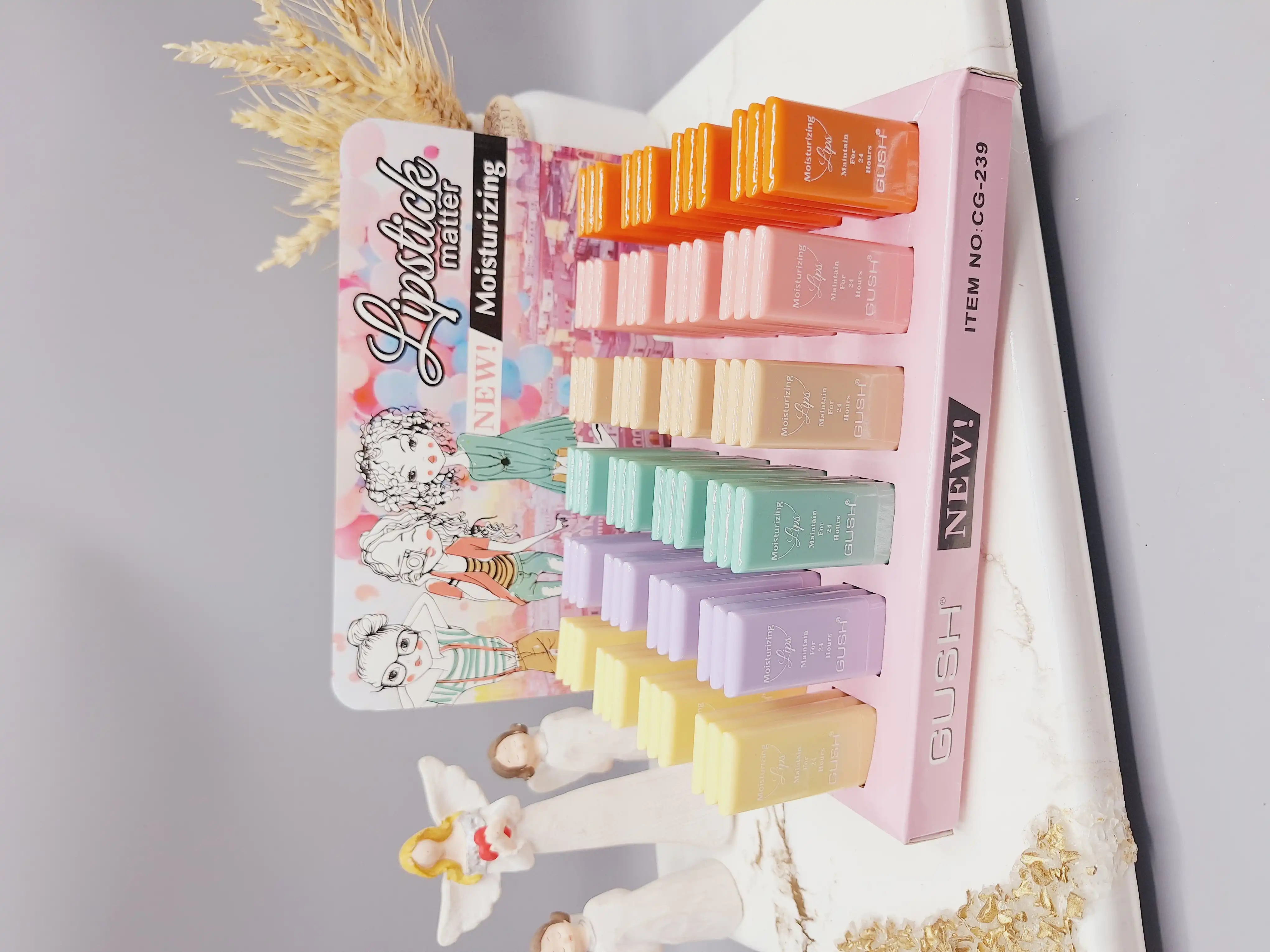 بالم لب رنگی برند گاش طرح شکلاتی کد 239