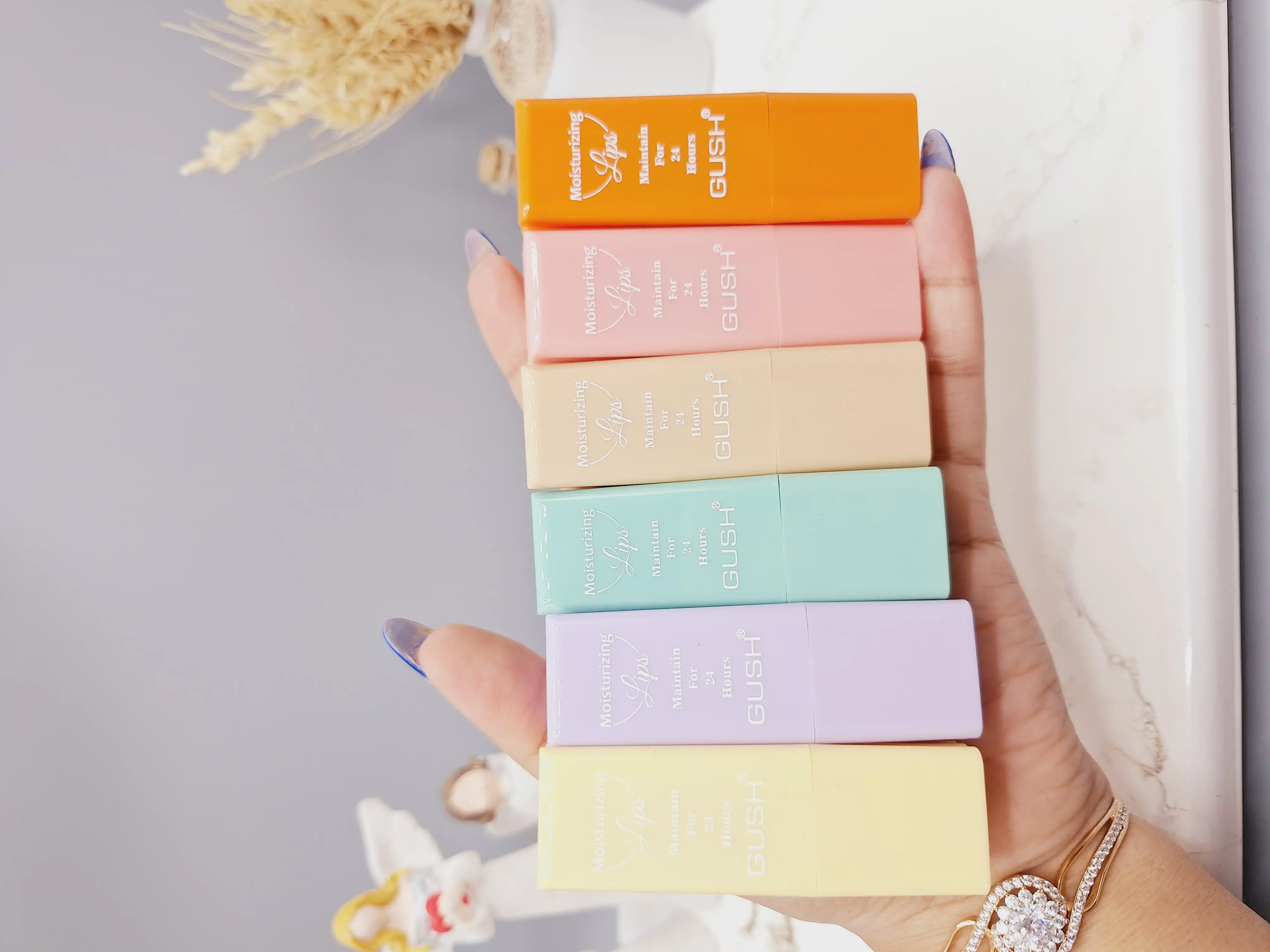 بالم لب رنگی برند گاش طرح شکلاتی کد 239