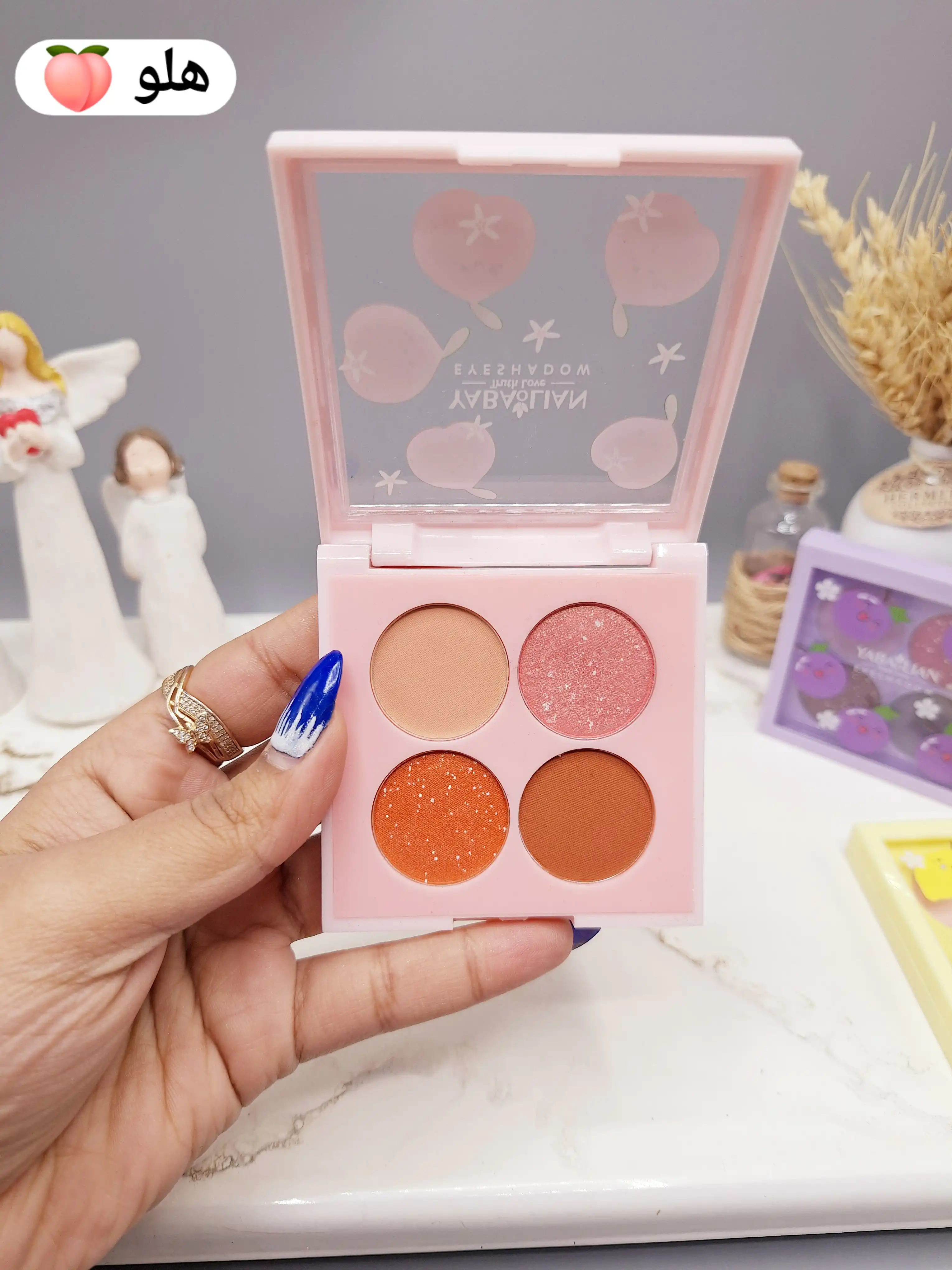 سایه چشم 4 تایی میوه ای خوش رنگ برند YABA LIAN کد 89170