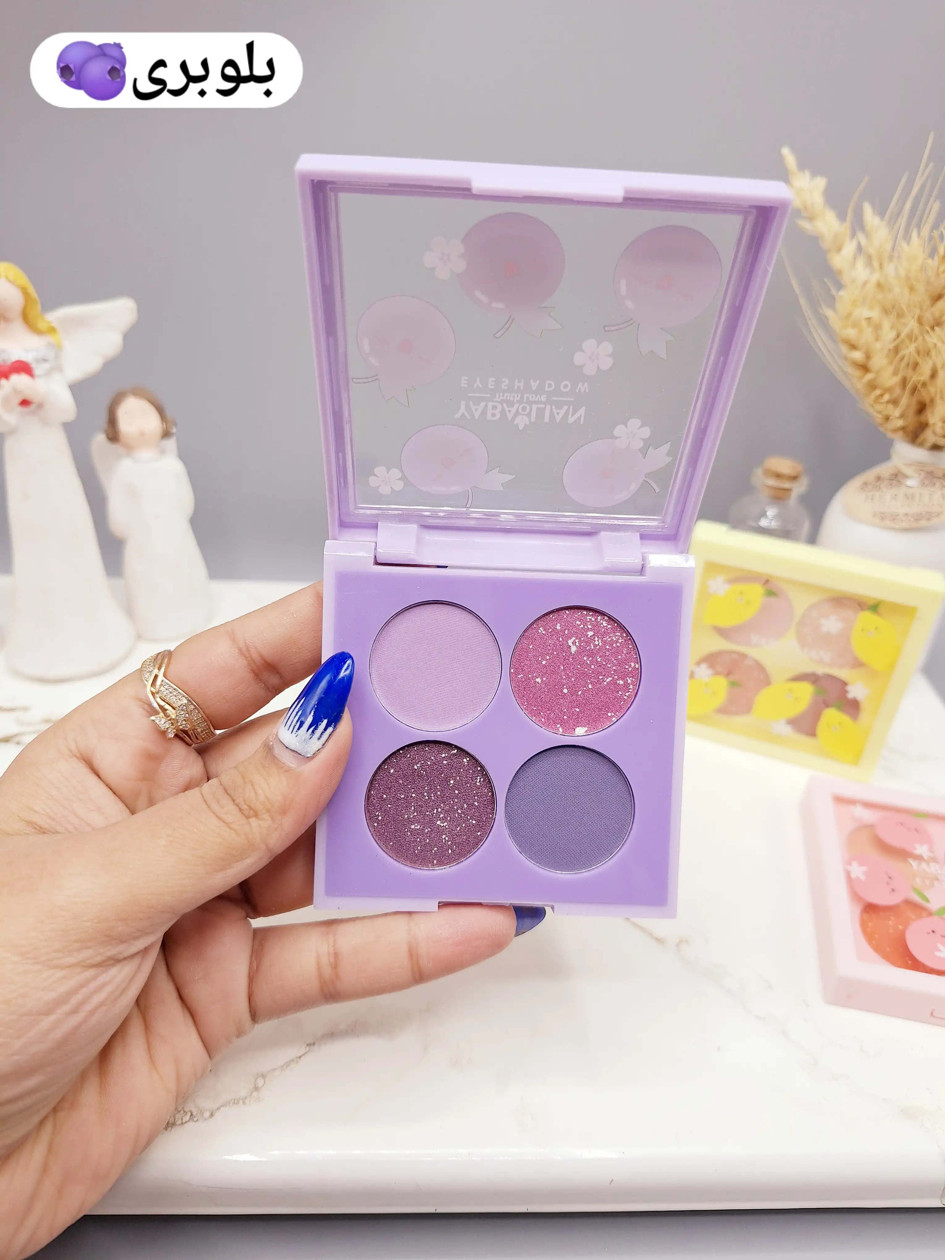 سایه چشم 4 تایی میوه ای خوش رنگ برند YABA LIAN کد 89170