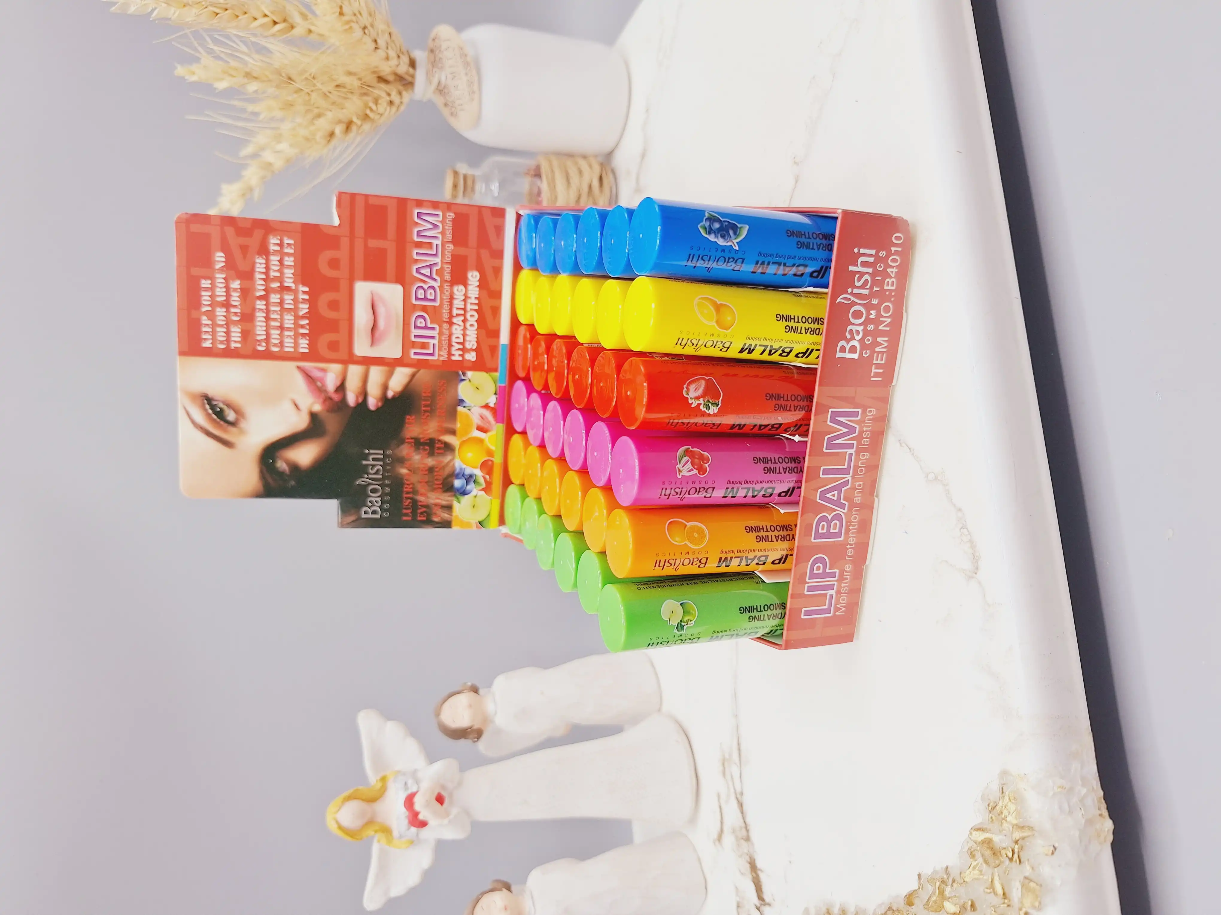 بالم لب رنگارنگ با کیفیت و خوش بو Baolishi کد 4010