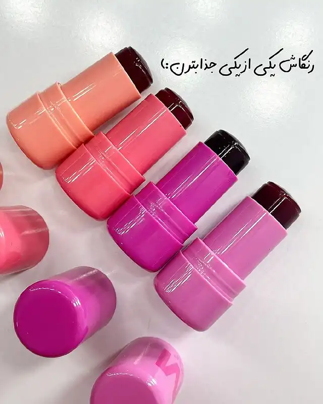 تینت لب ژله ای معروف با بافت یکدست برند هدا موجی HUDAVMOJI کد 137