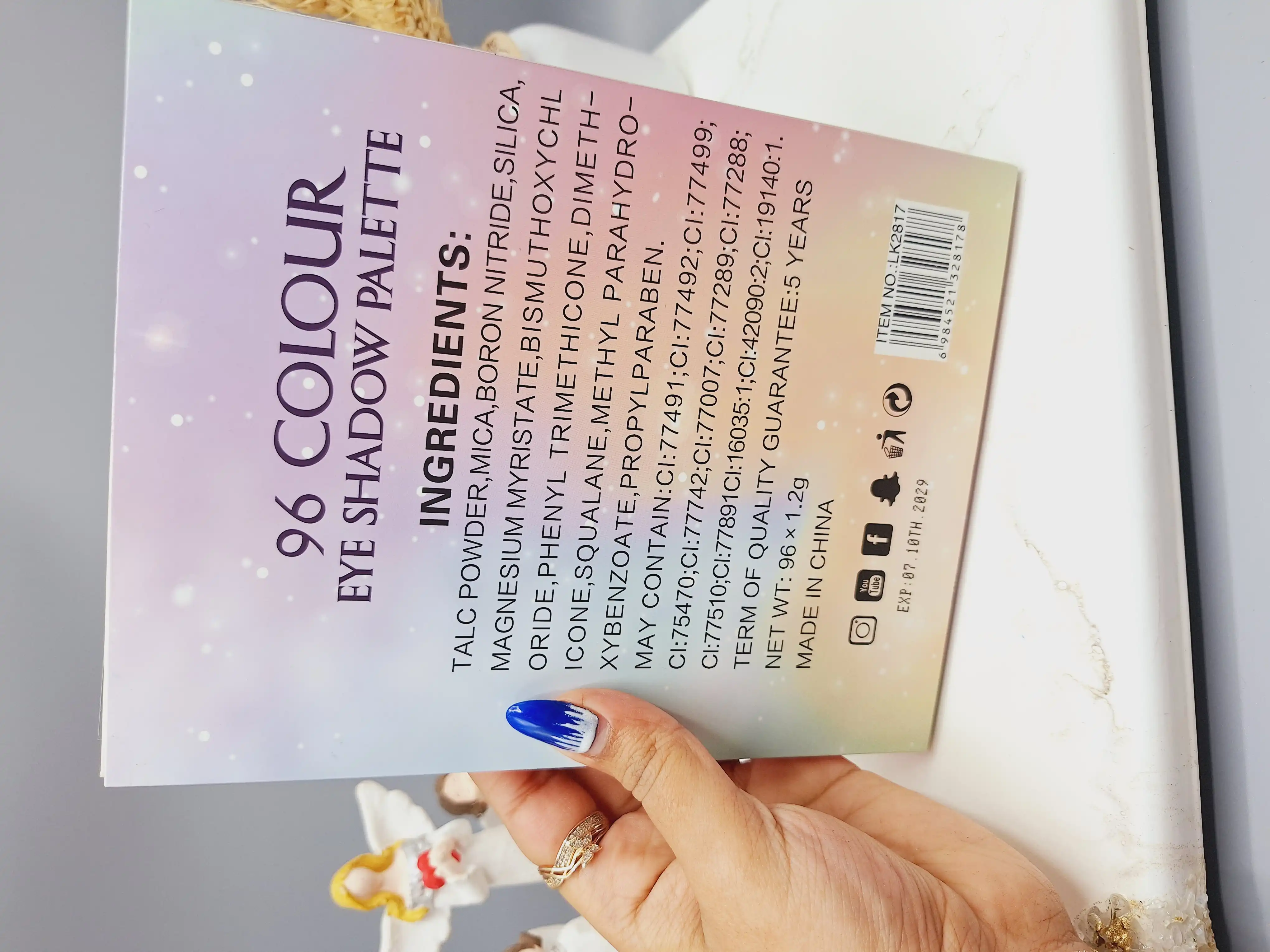 پالت سایه کتابی 96 رنگ بسیار زیبا مدل آلیس آیگودکو IGOODCO کد Ik2817