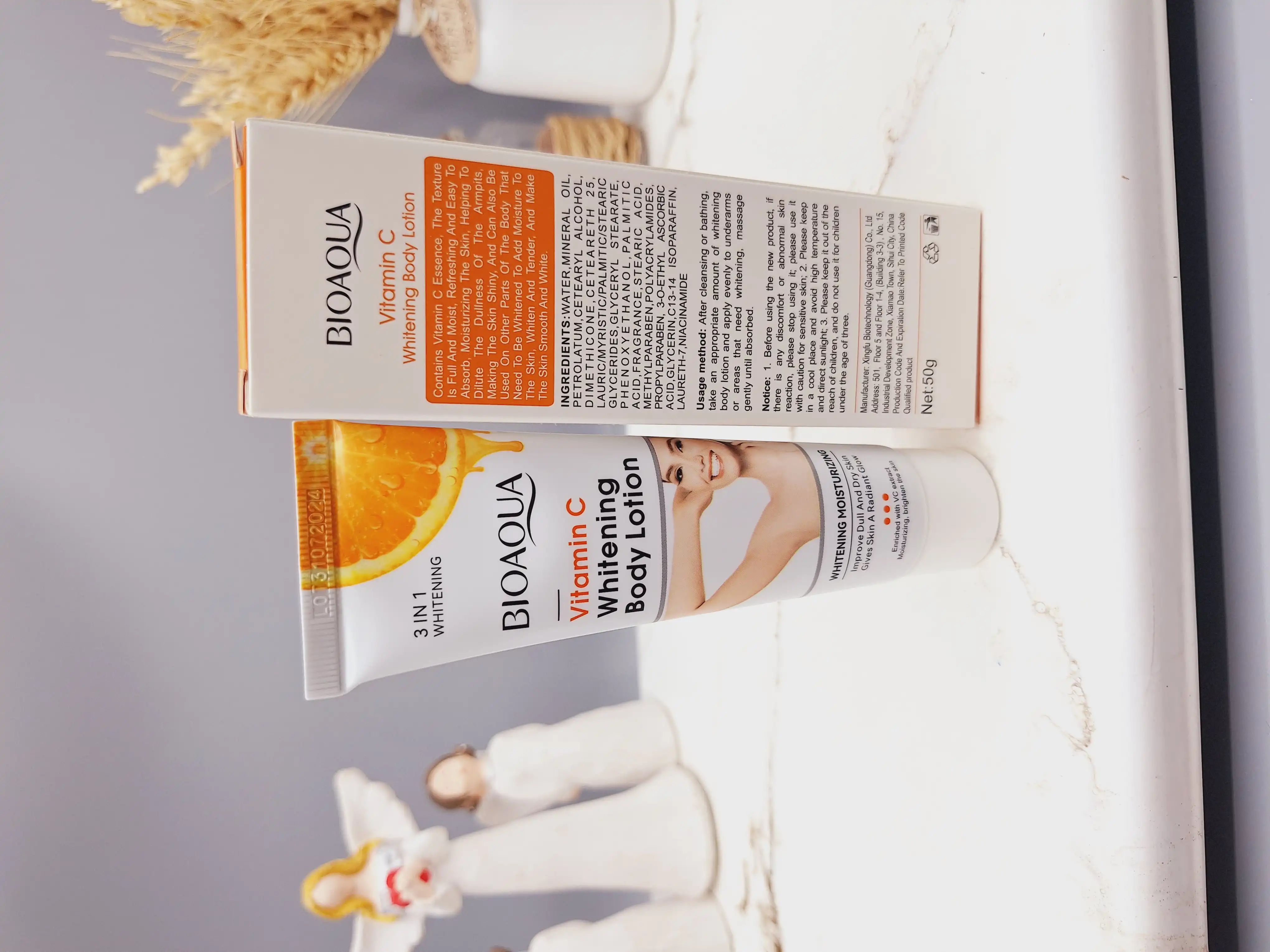 کرم روشن کننده نقاط حساس ویتامین سی بیواکوا (درمان تیرگی کل بدن) کد 13910