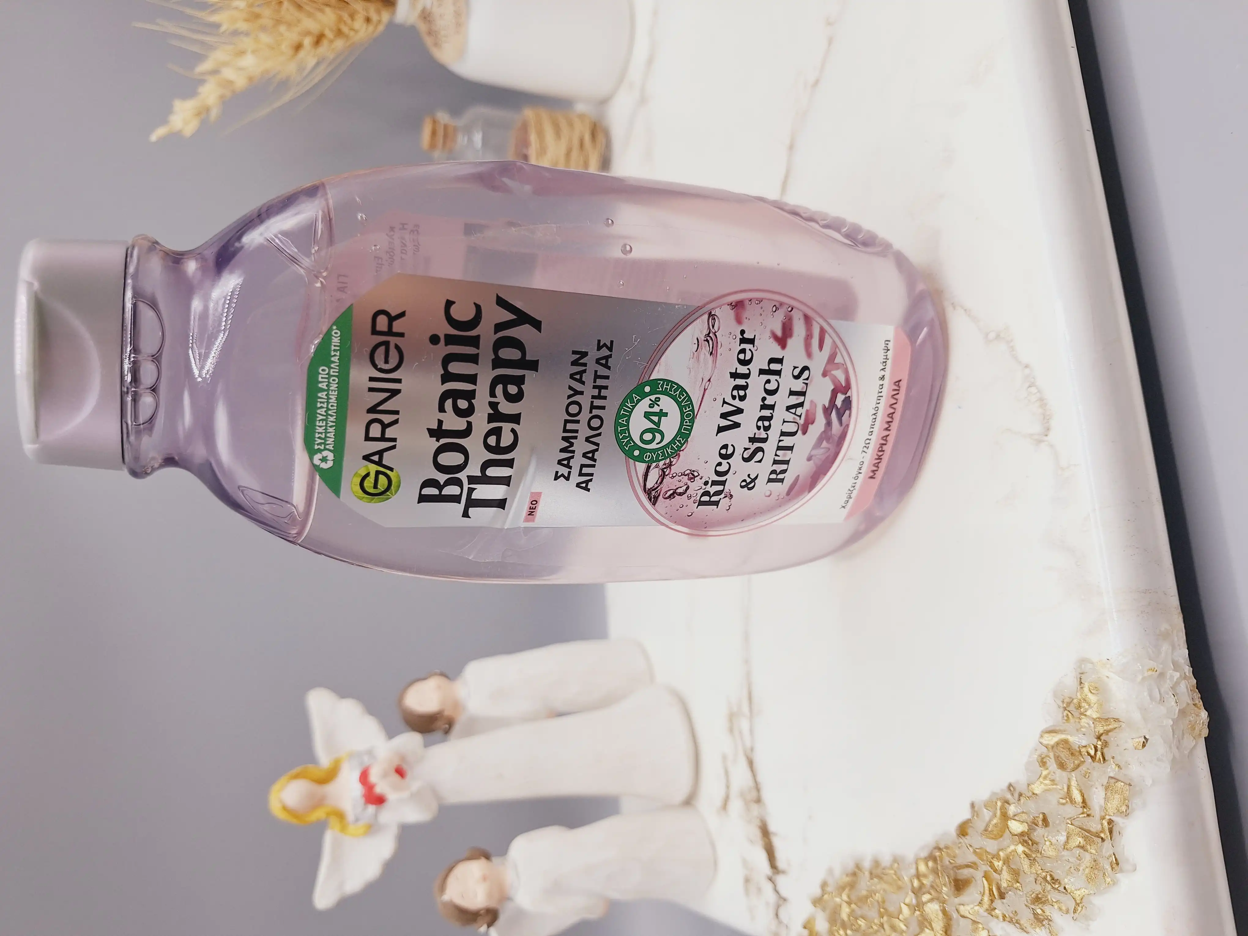 شامپو تقویت کننده و درمانی با آب برنج و نشاسته برند گارنیر اصلی حجم 400 میل کد 2019