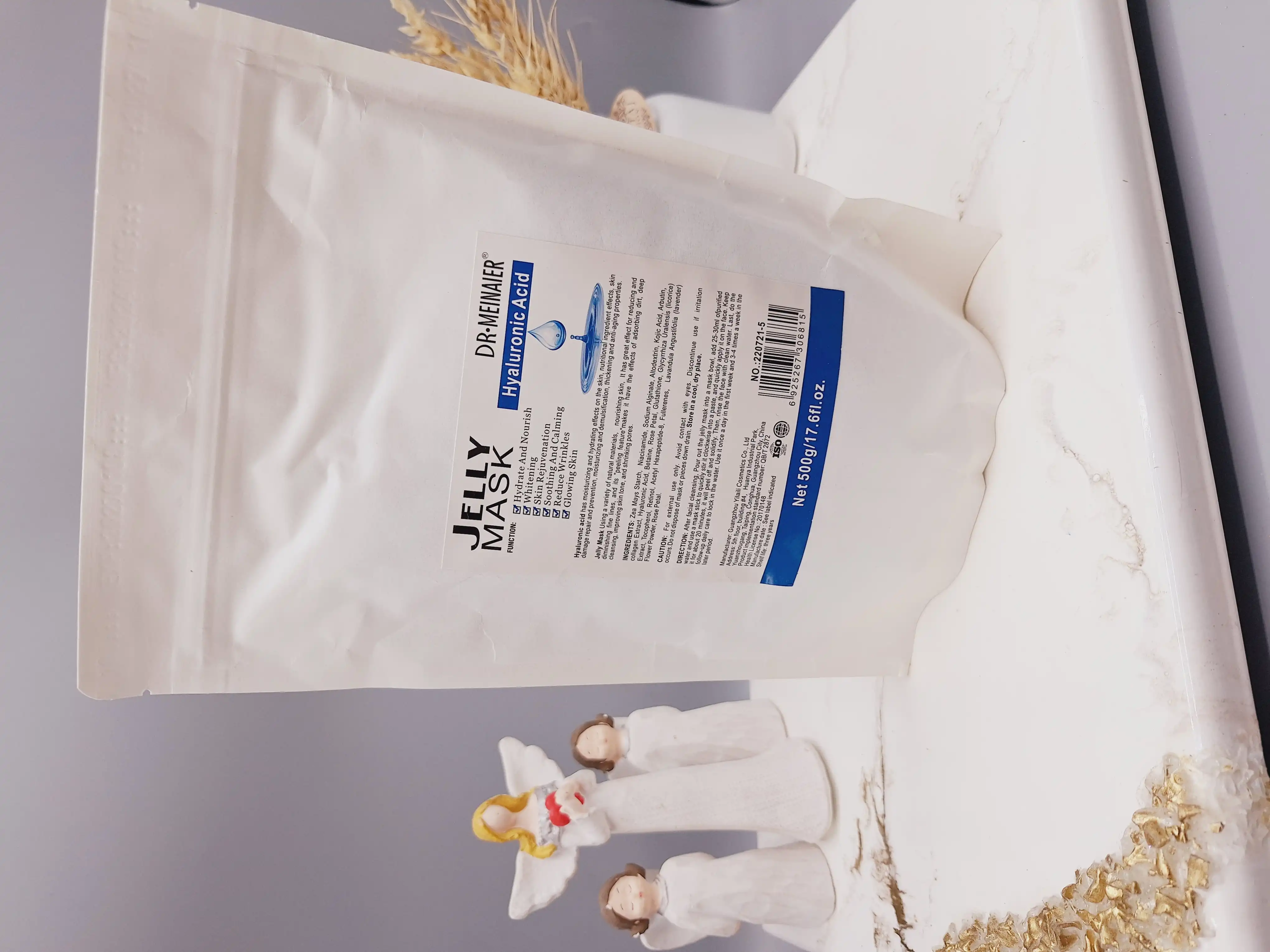 ماسک هیدروژلی هیالورونیک اسید دکتر مینایر Dr.Meinaier حجم 500 گرم کد NO.:220721-5