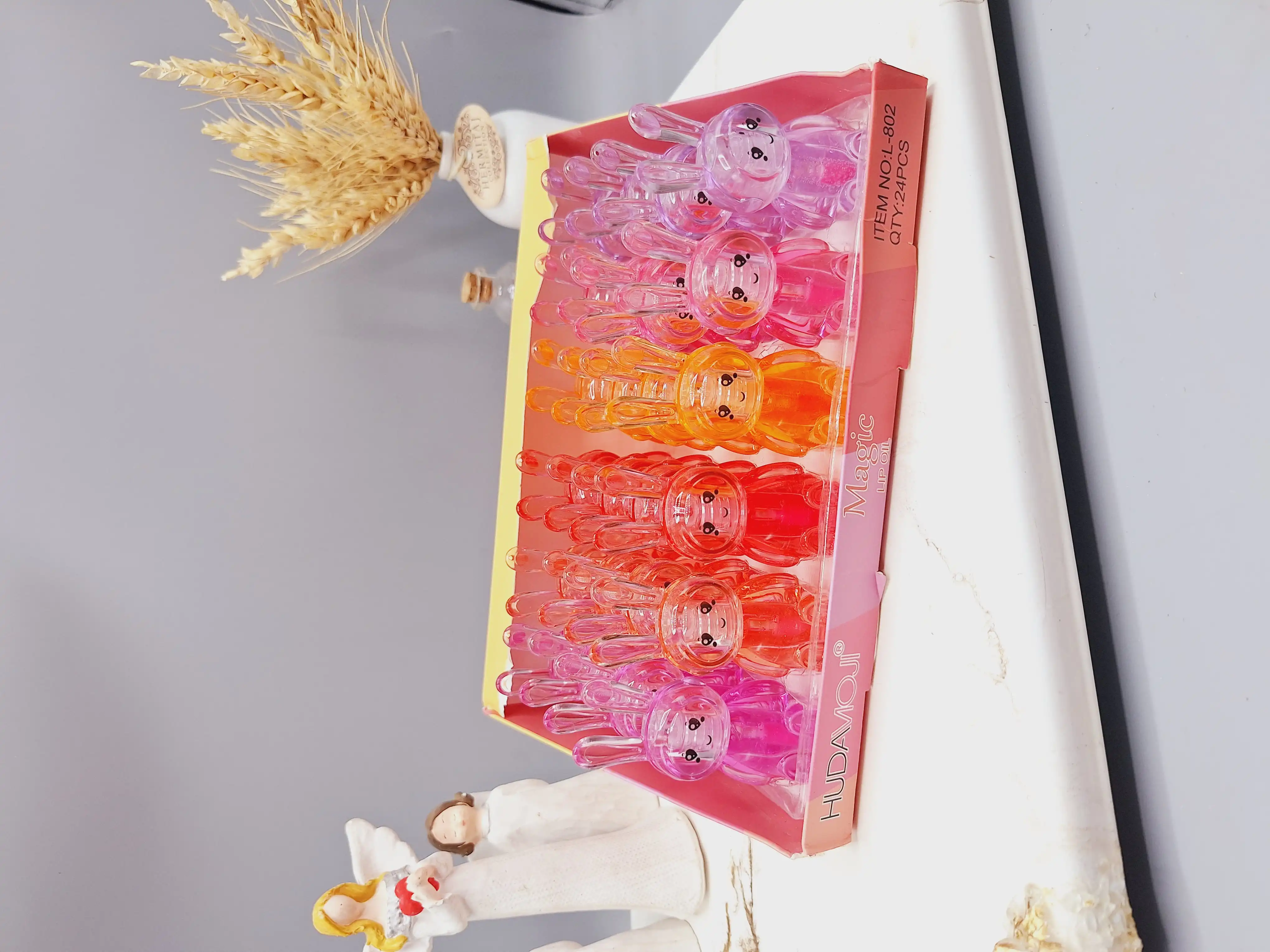 لیپ گلاس مدل خرگوش شیشه ای برند هدا موجی کد 802