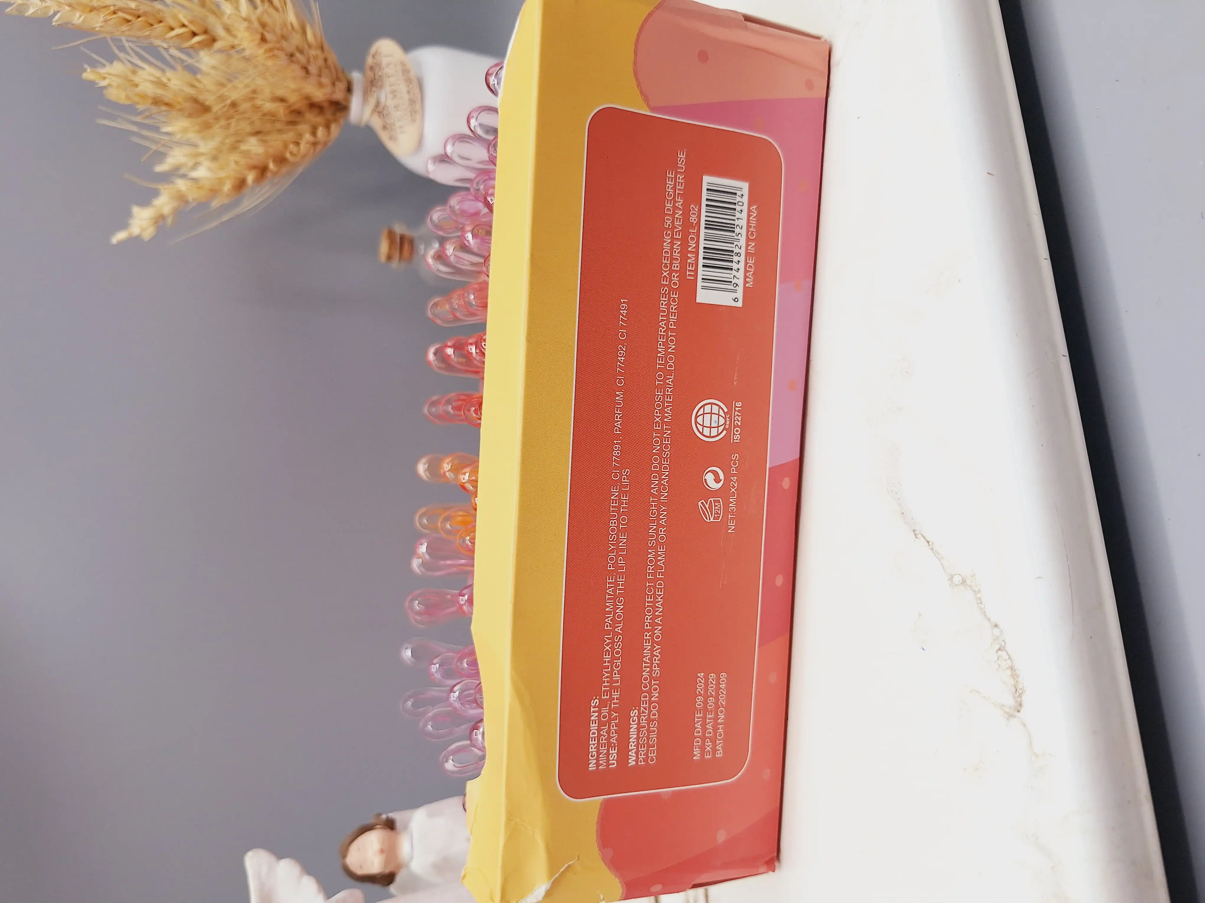 لیپ گلاس مدل خرگوش شیشه ای برند هدا موجی کد 802