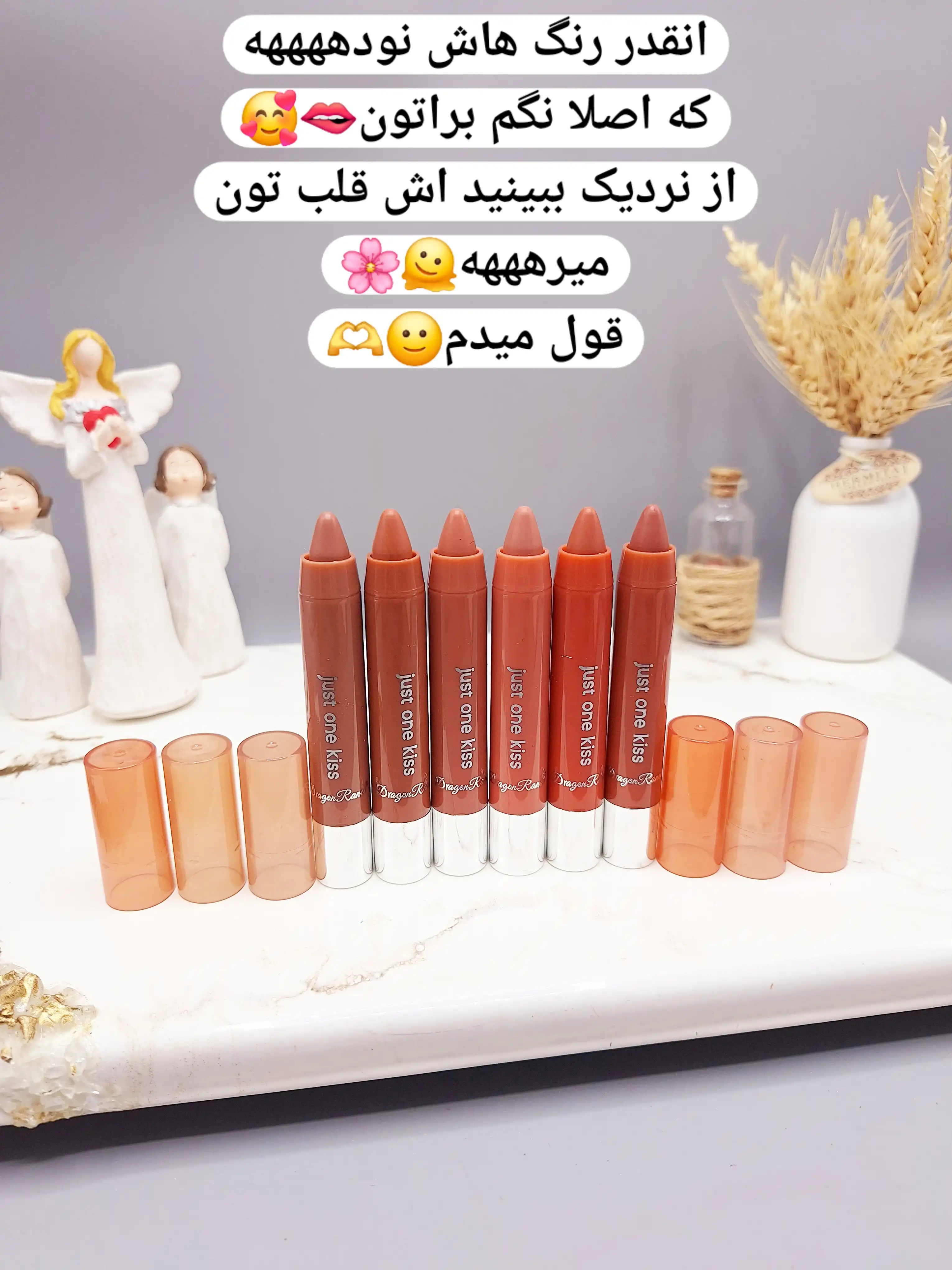 پک رژ مایع نود 6 تایی برند Dragon Ranee کیفیت بالا کد 5691