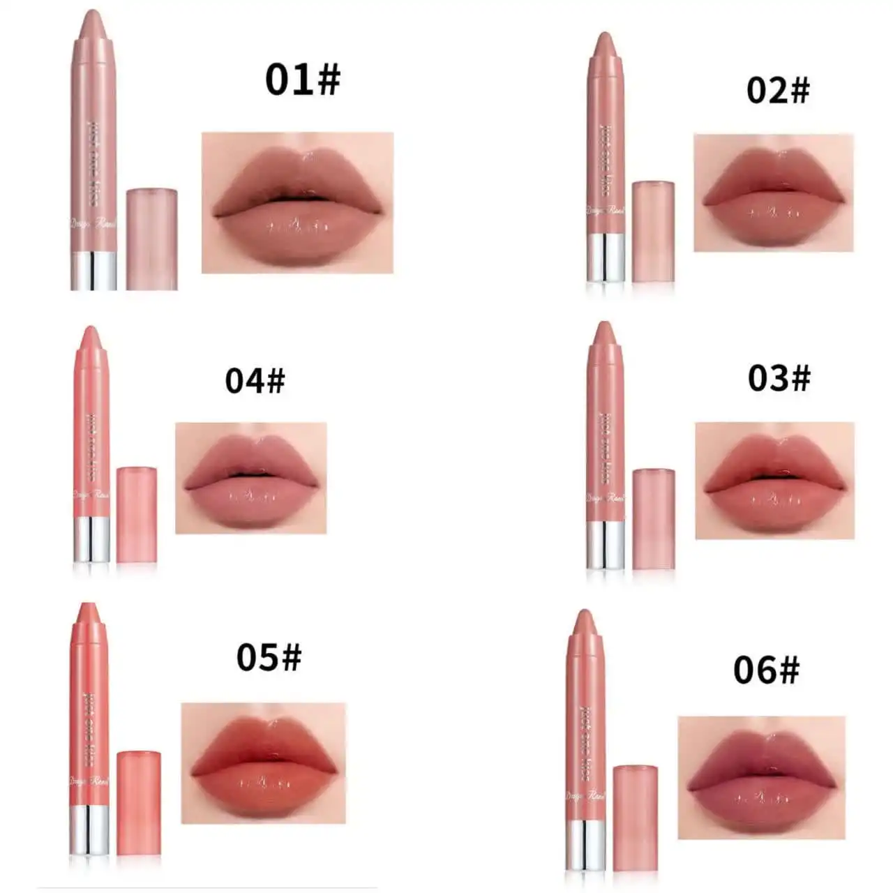 پک رژ مایع نود 6 تایی برند Dragon Ranee کیفیت بالا کد 5691