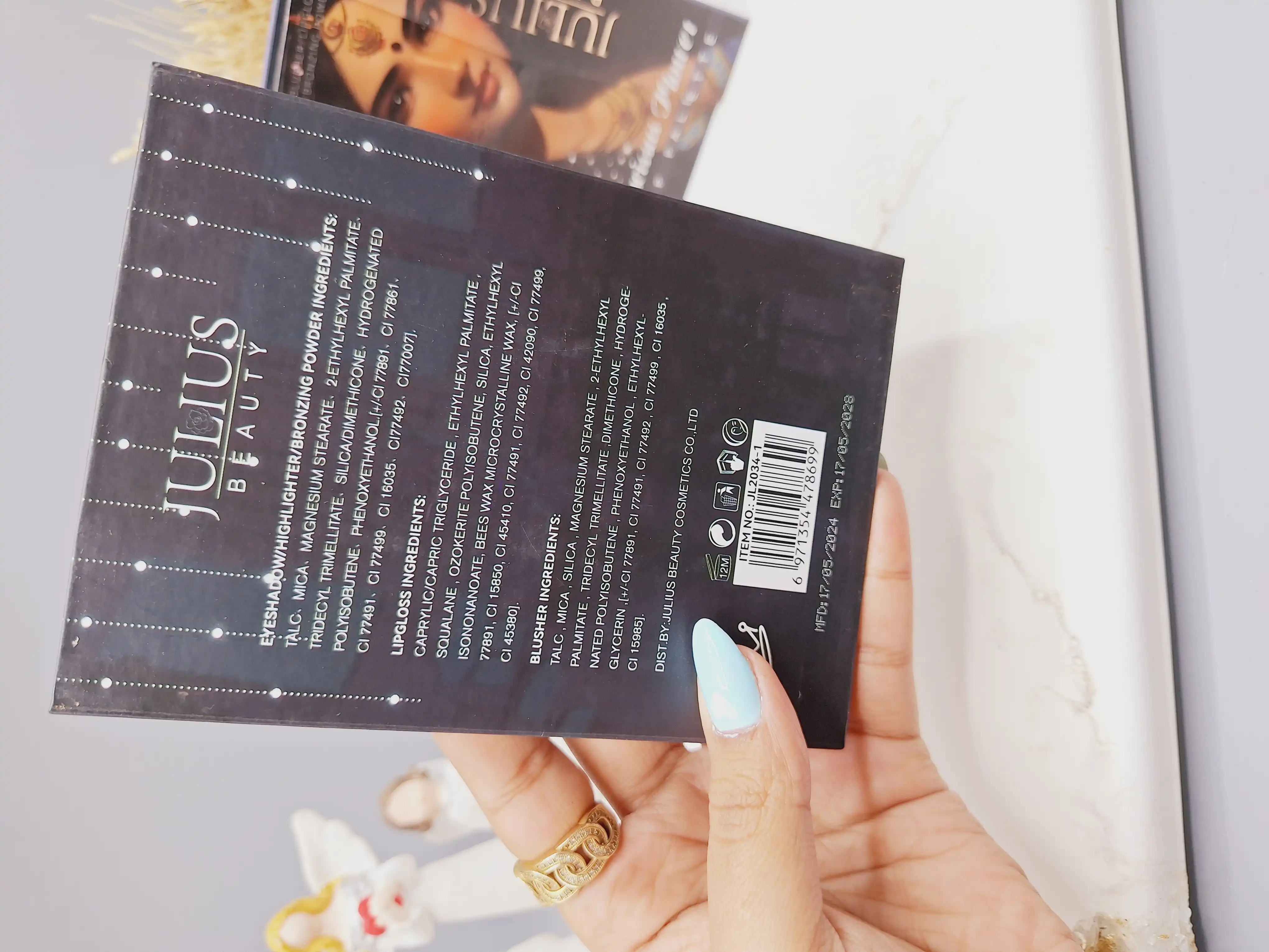 سایه کیفی ژولیوس بیوتی طرح عروس هندی کد jl2034