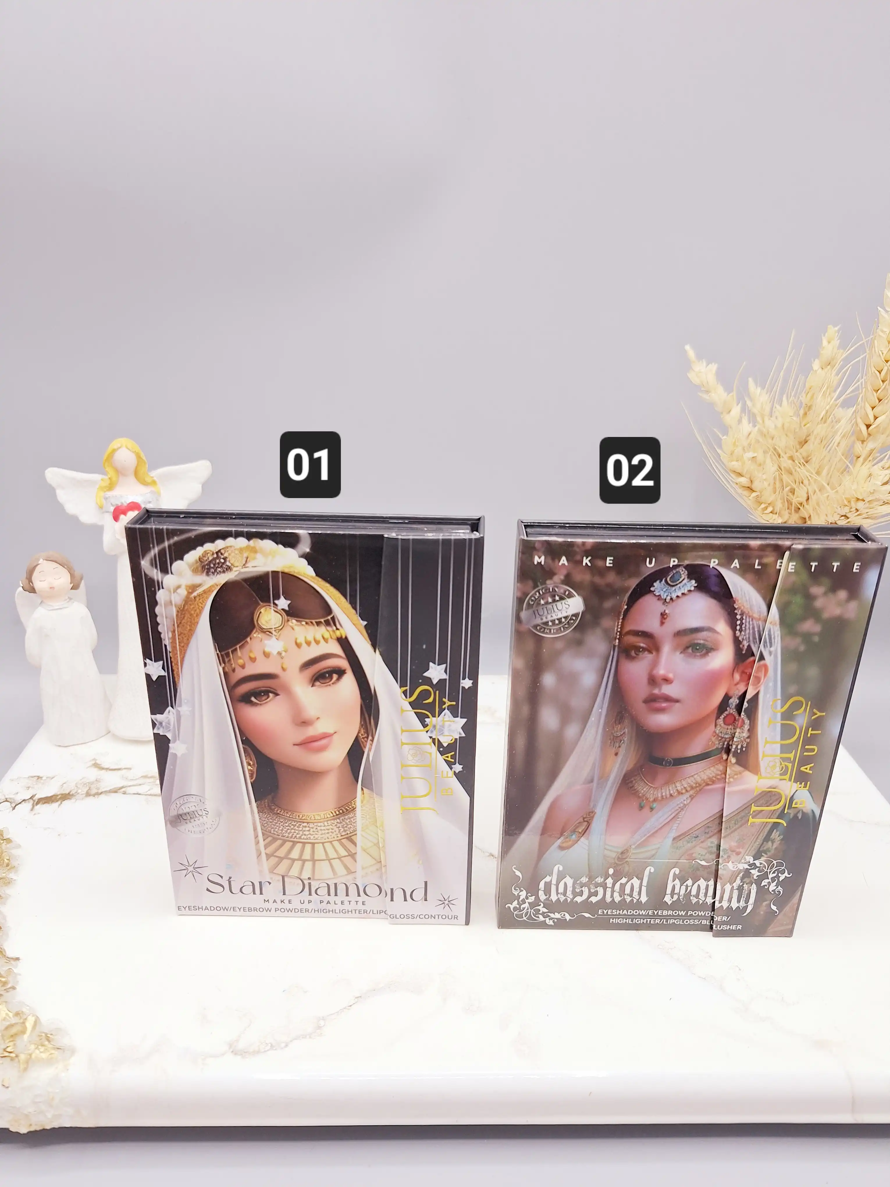 سایه کیفی ژولیوس بیوتی طرح عروس ناز بودایی کد jl2032