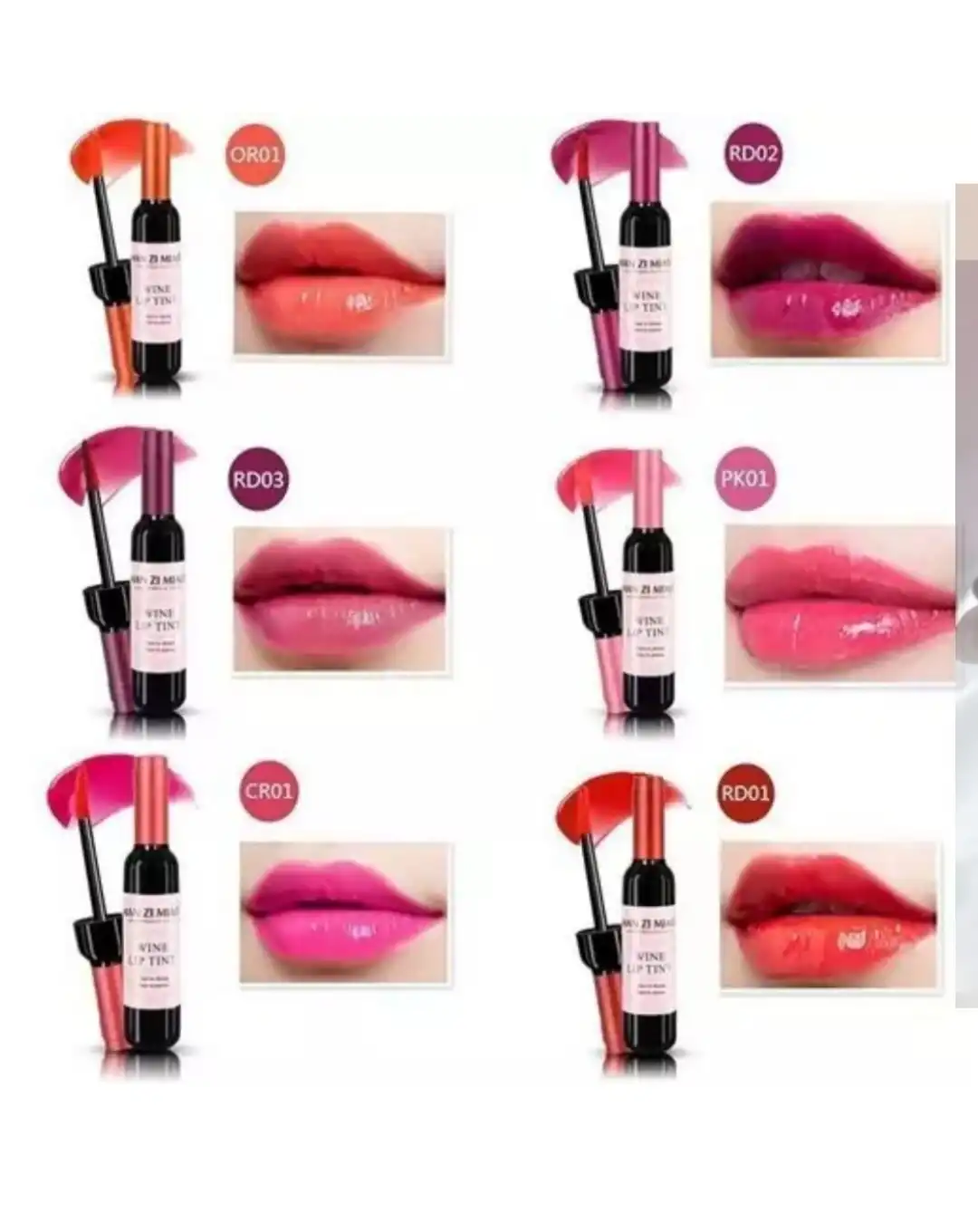 تینت شامپاین جعبه دار MAN ZI MIAO کد 021