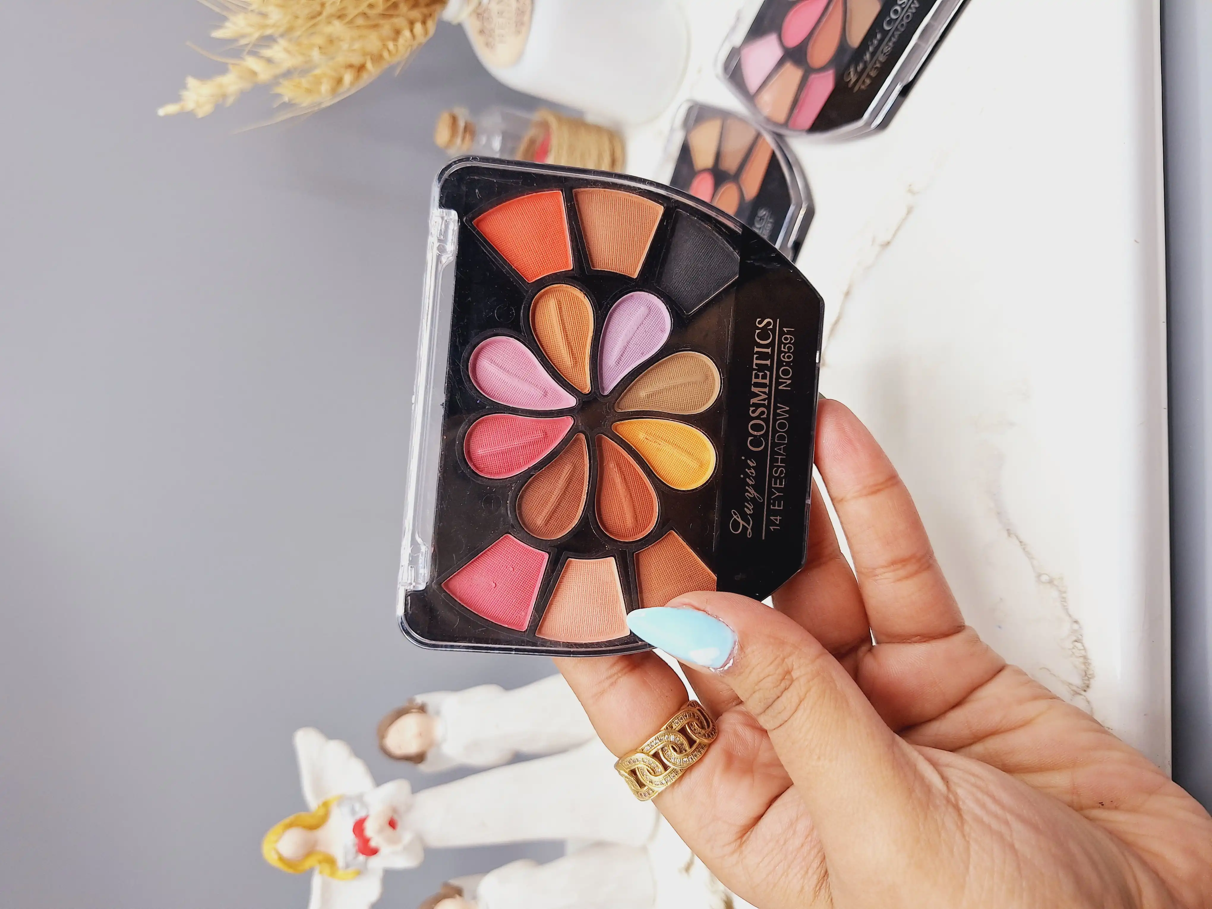 سایه طرح گل 14 رنگ اورجینال هدى موجی