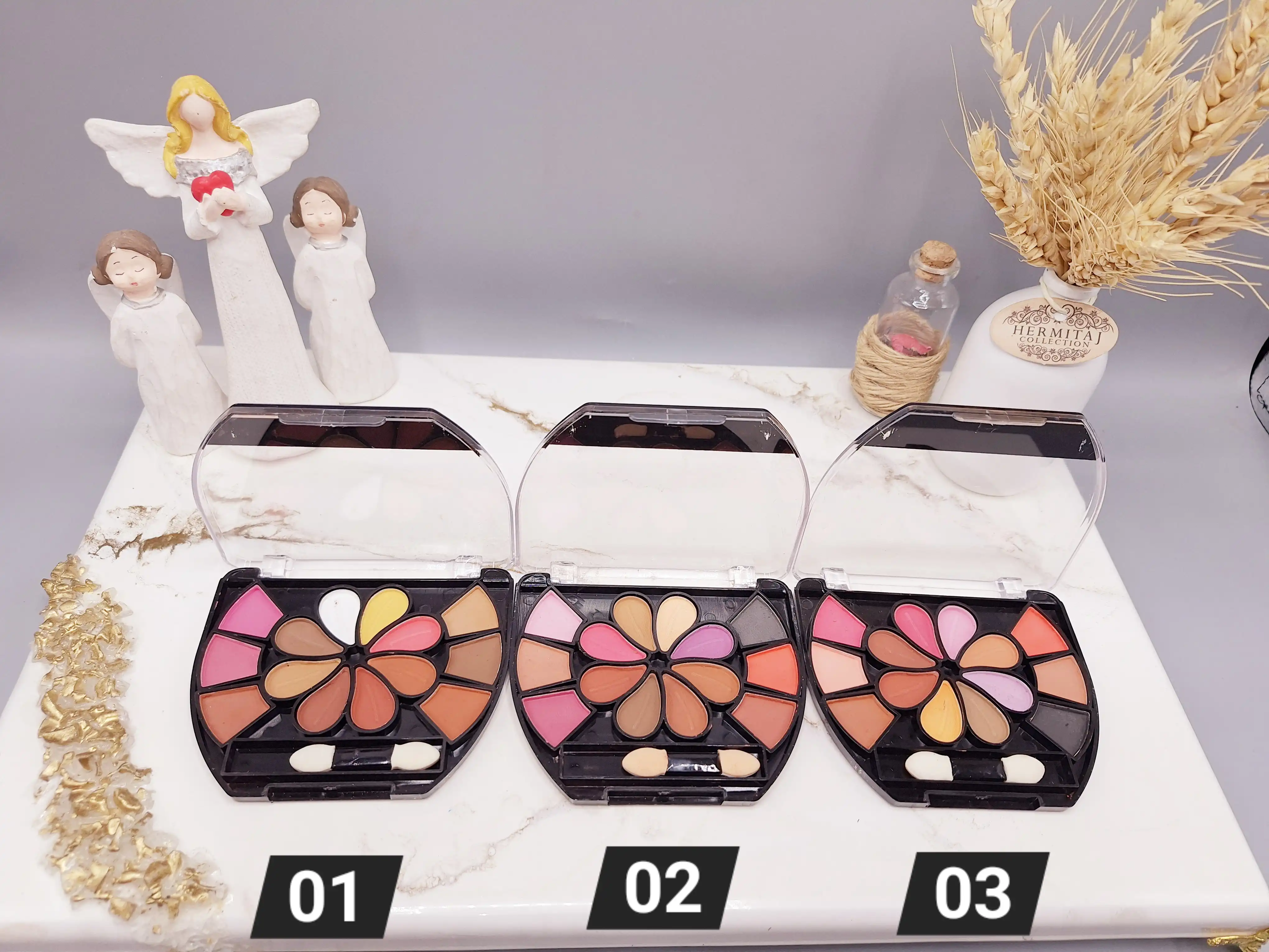 سایه طرح گل 14 رنگ اورجینال هدى موجی