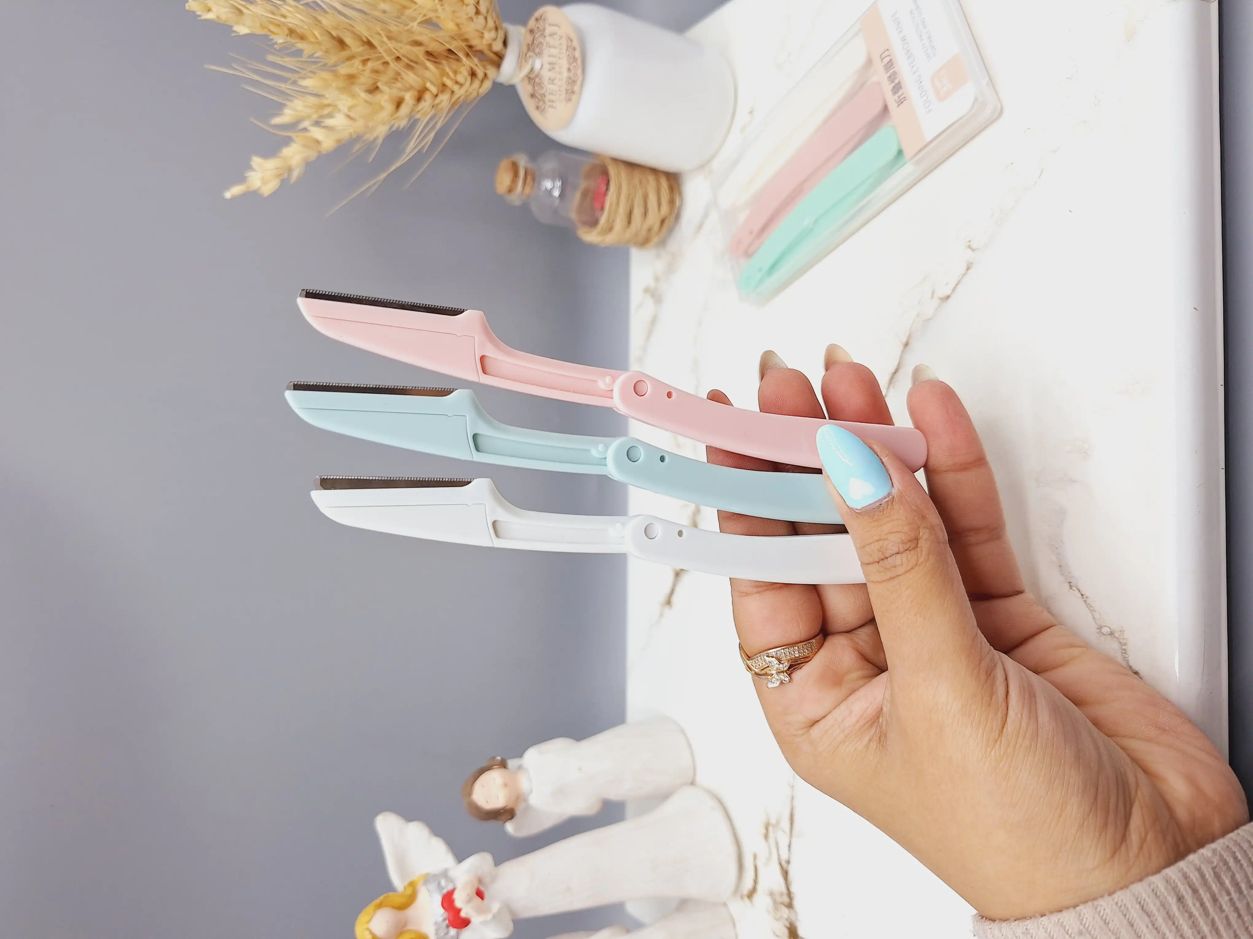 پک تیغ اصلاح 3عددی صورت و ابرو مدل جدید