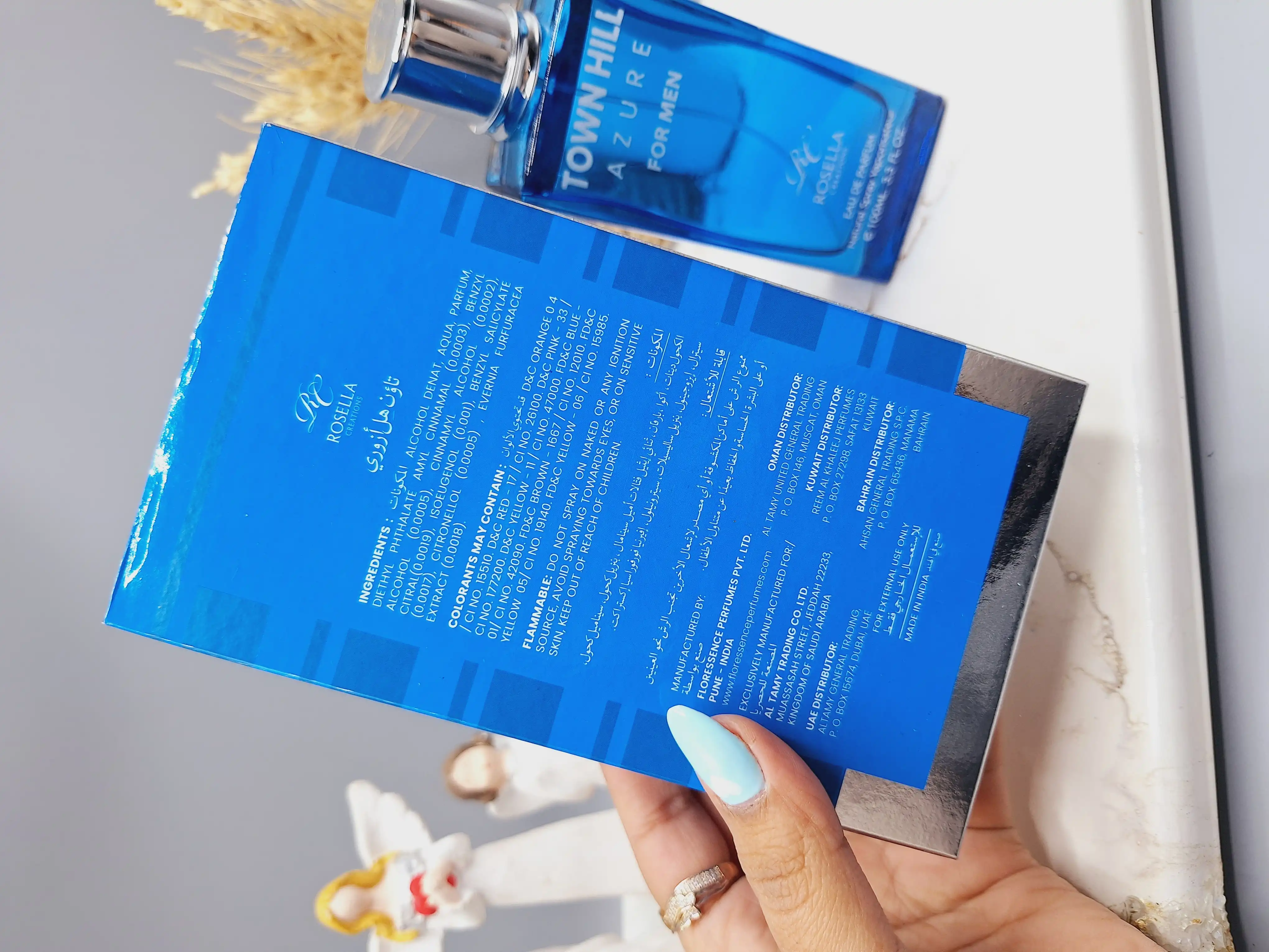 ادکلن مردانه TOWN HILL AZURE FOR MEN حجم 100 میل کد 0983