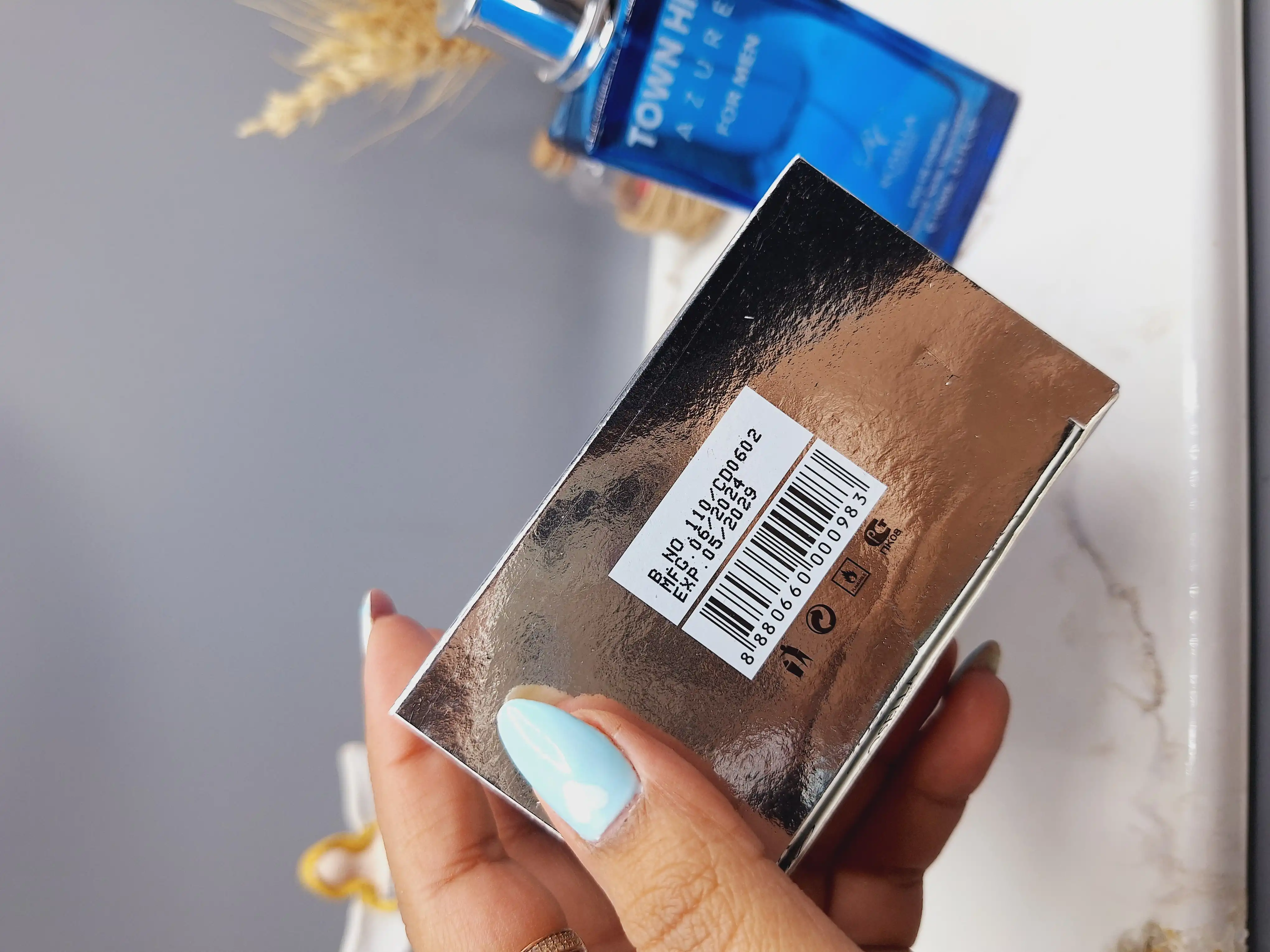 ادکلن مردانه TOWN HILL AZURE FOR MEN حجم 100 میل کد 0983