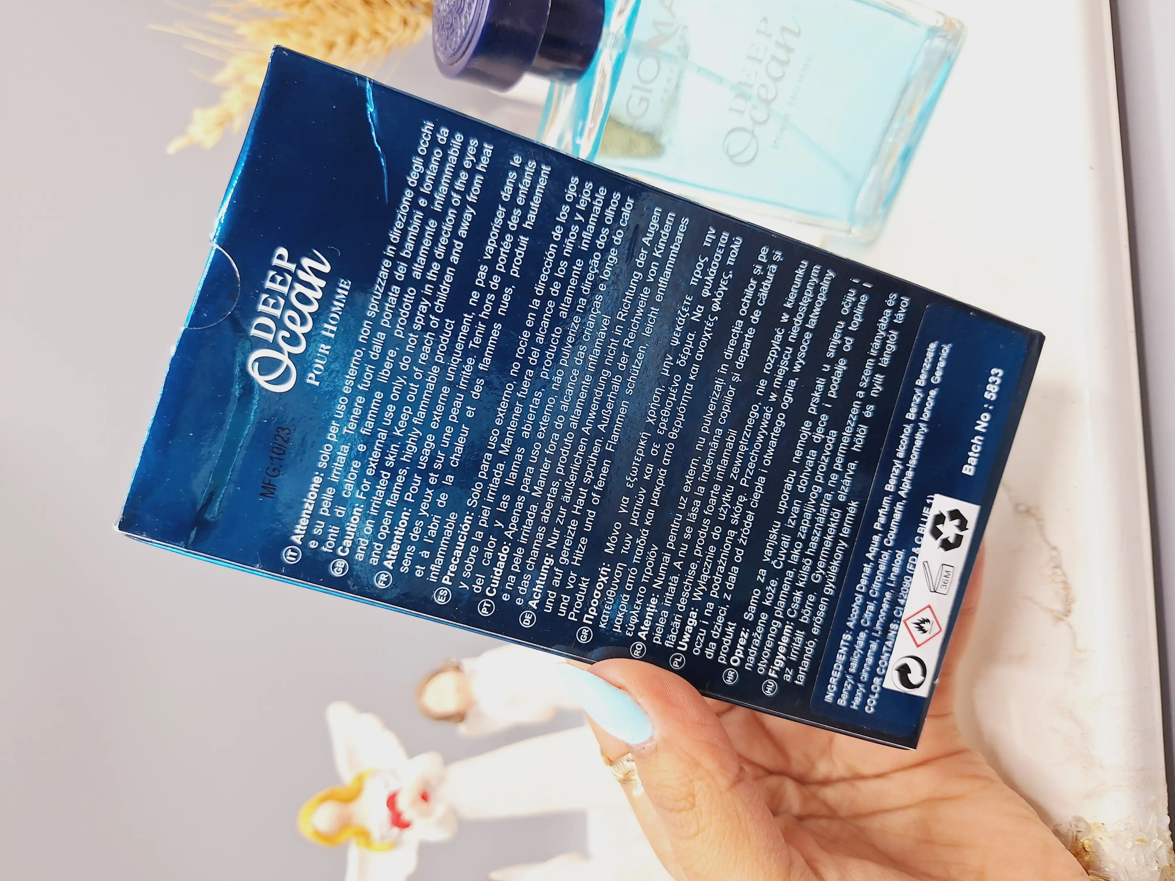 ادکلن DEEP Ocean برند GIOMA حجم 100 میل کد 0865