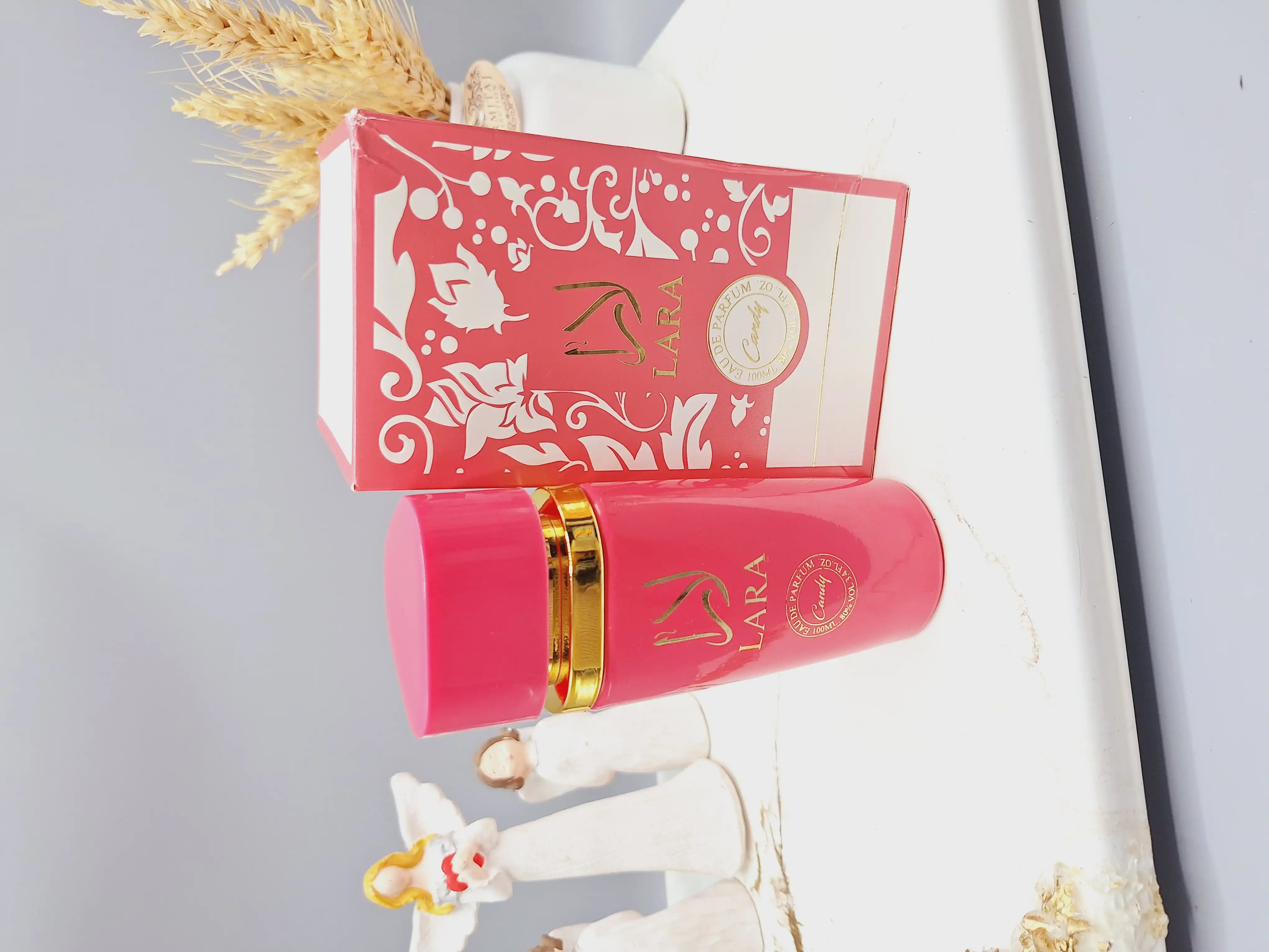 ادکلن زنانه لارا صورتی خوشبووو وارداتی حجم 100 میل کد 9040