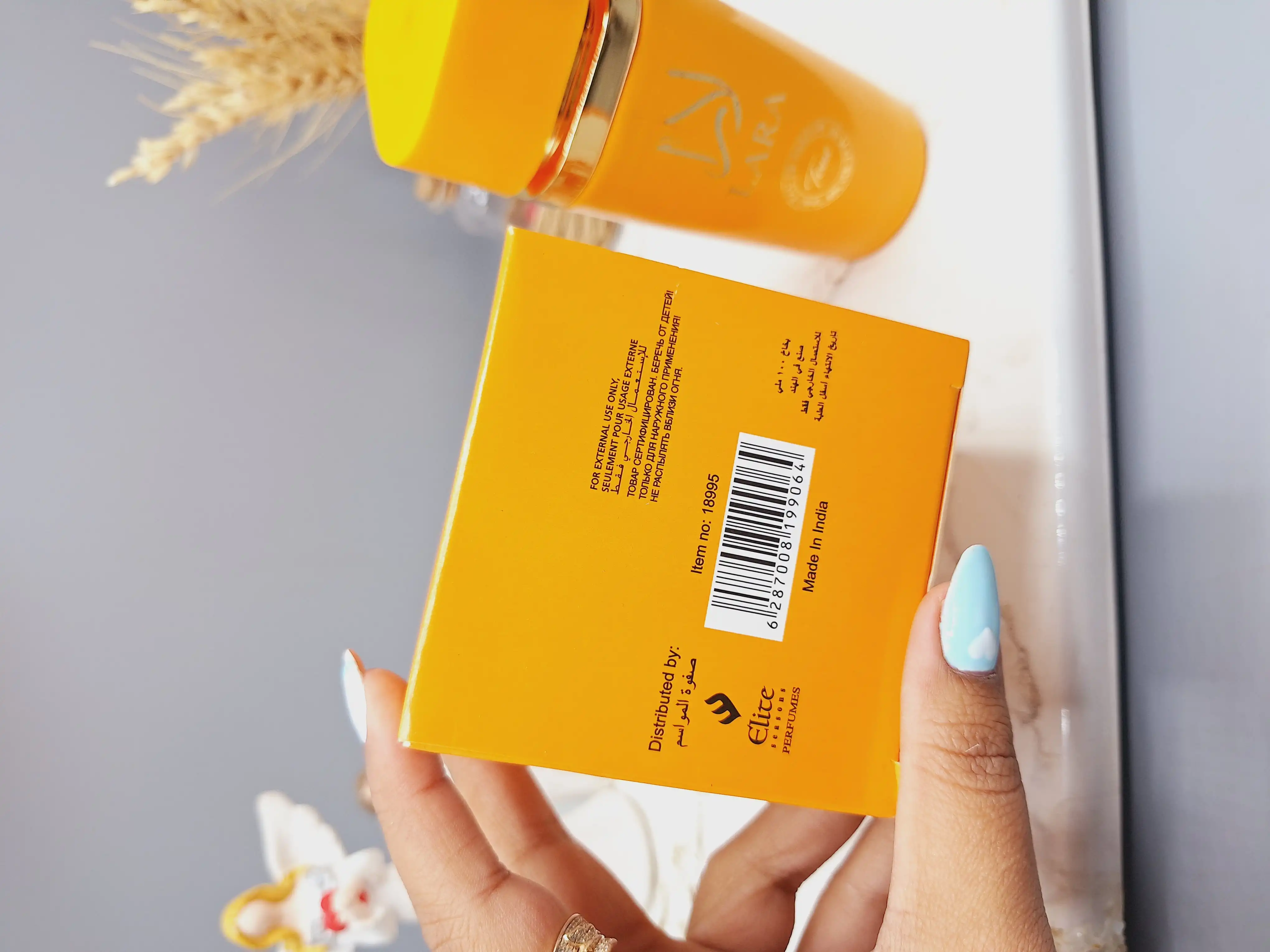 ادکلن زنانه لارا نارنجی خوشبووو وارداتی حجم 100 میل کد 9064