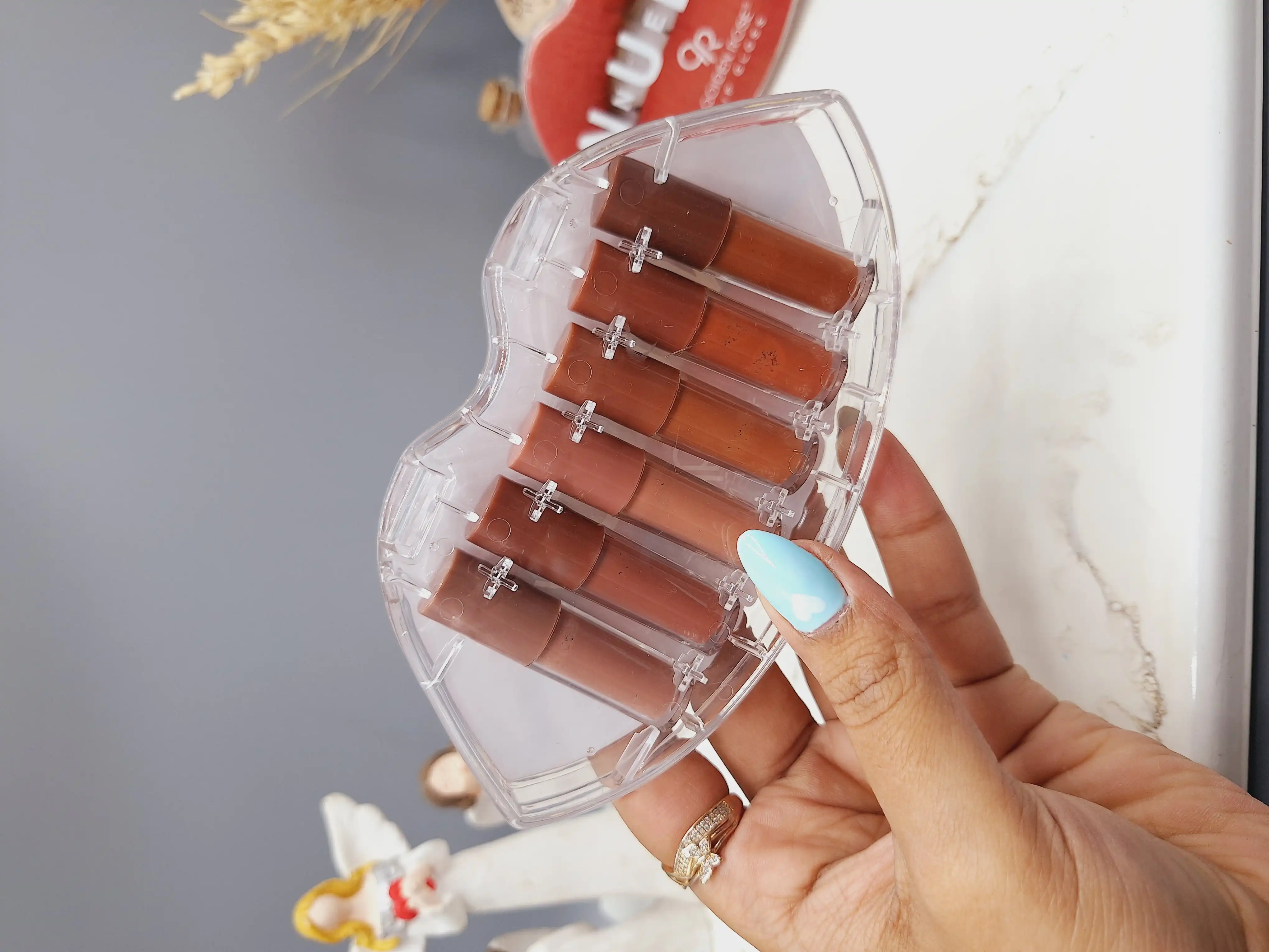 پک رژلب مایع نود طرح لب كويدن رز کد 5882