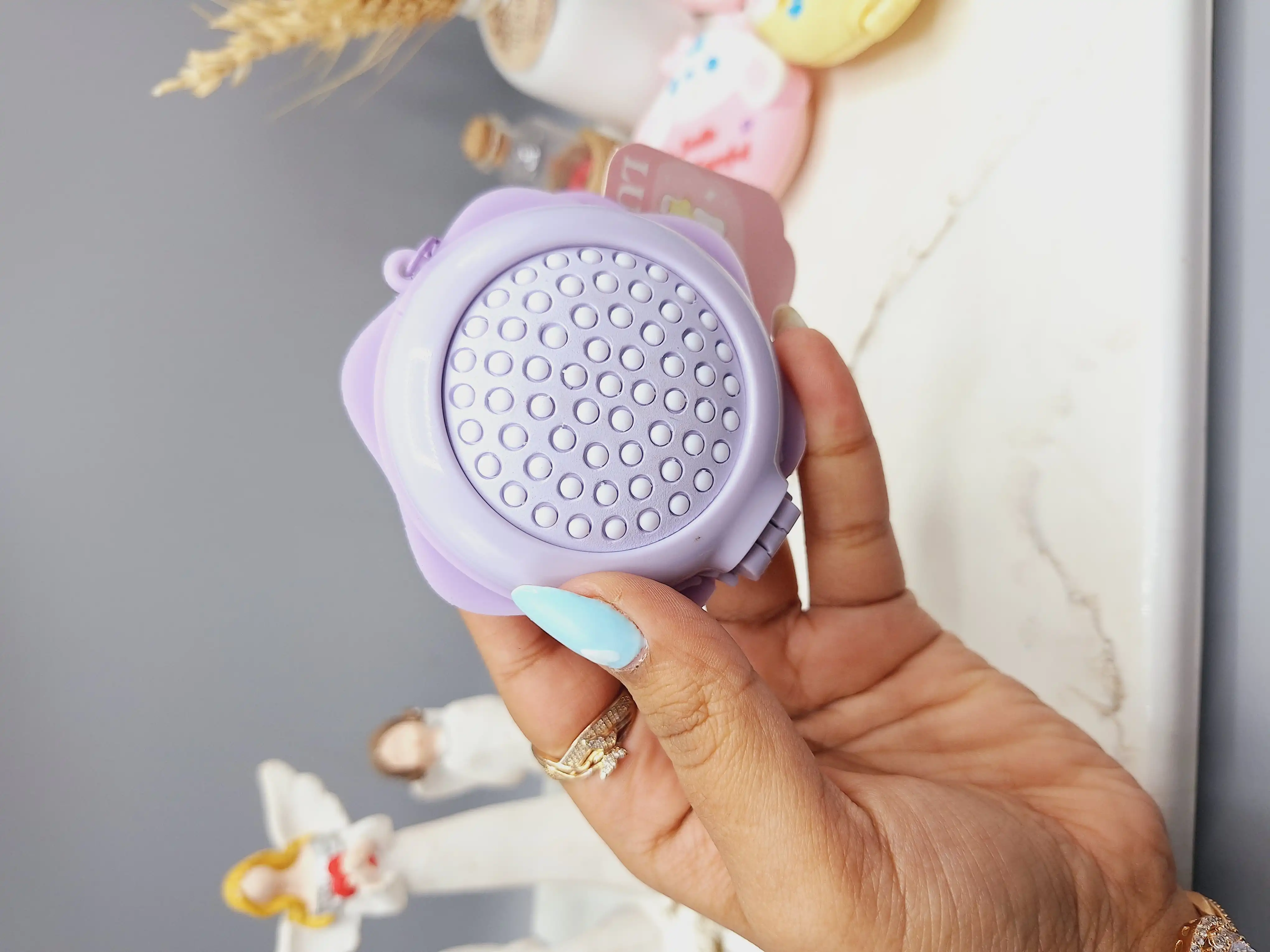 شانه دایره ای بچگانه طرح فانتزی