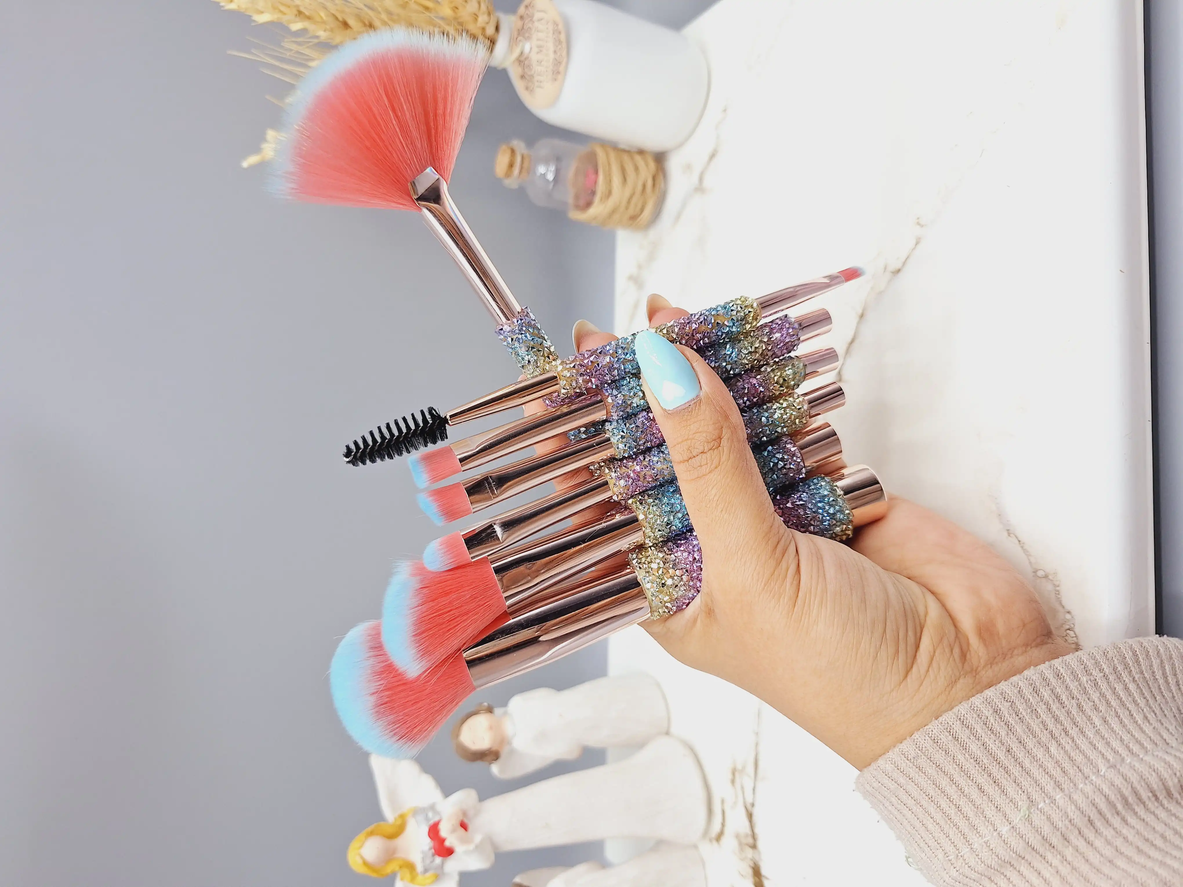 ست براش سنگ الماس پرنسس برند Sweet beauty کد 1104