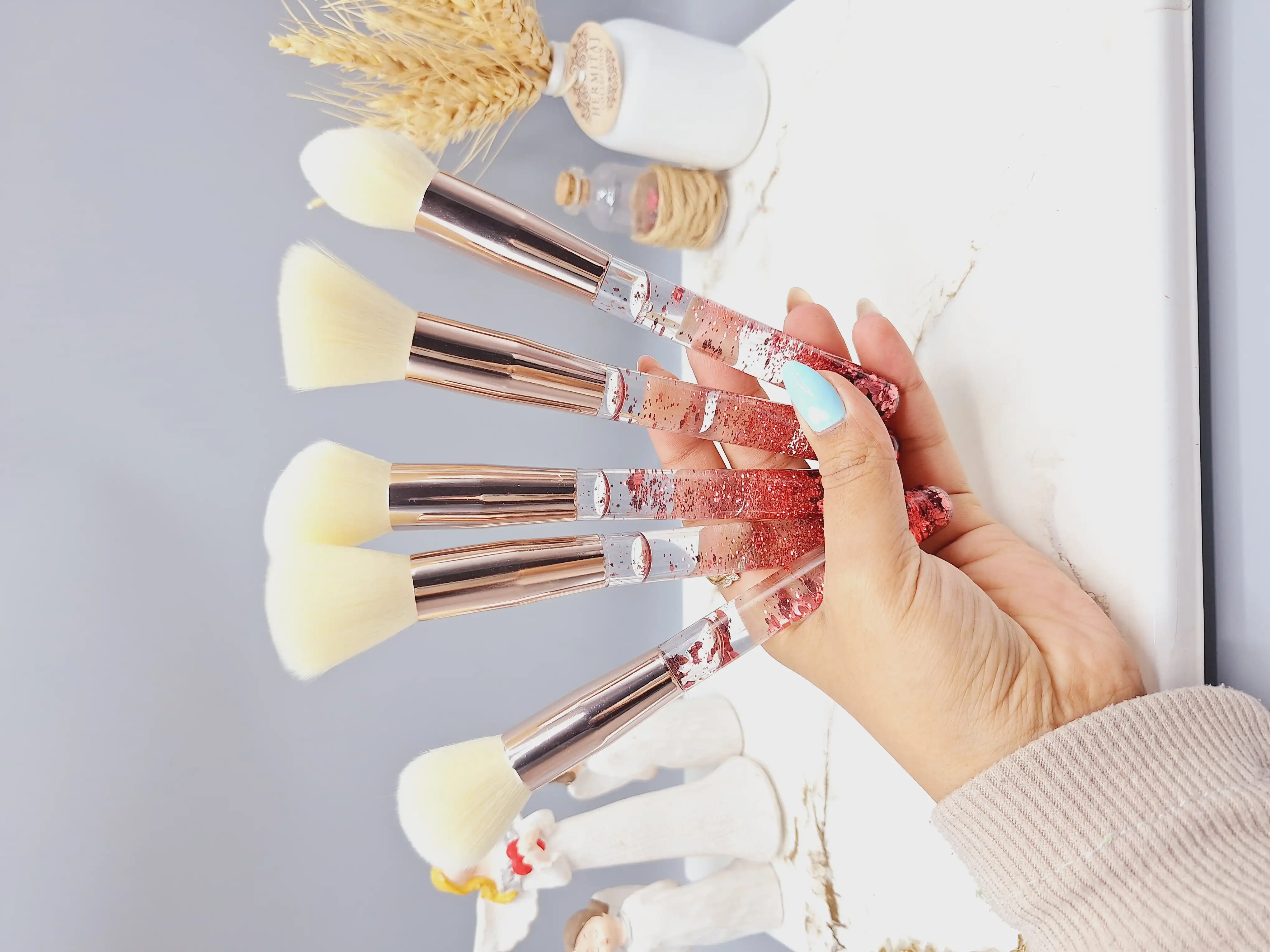 براش 5 تیکه آکواریومی برند Sweetbeauty کد NO:SZ-285