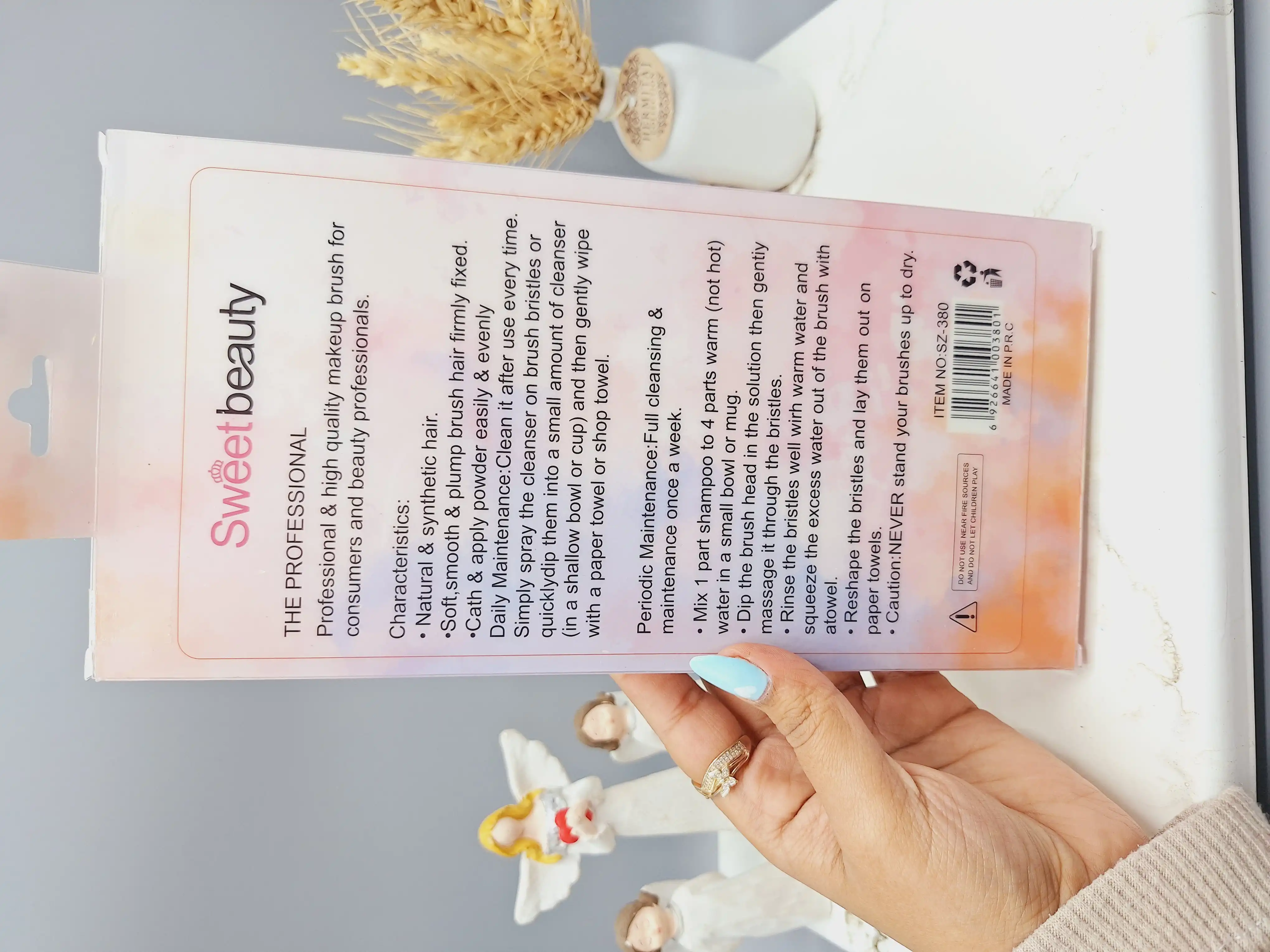 ست براش 10 تیکه برند Sweet beauty  کد NO:SZ-380