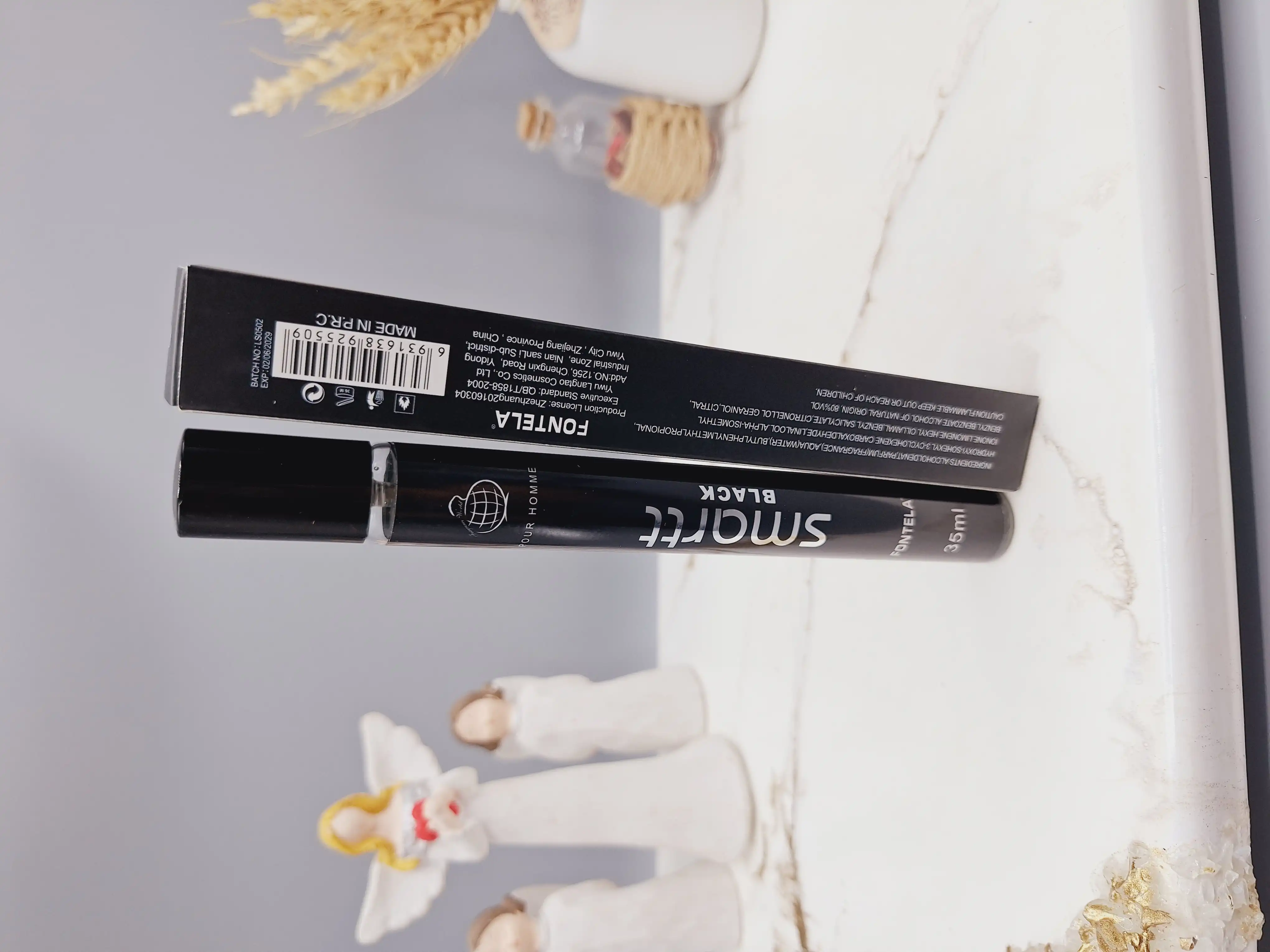 ادکلن مردانه استوانه ای 35 میل smartt BLACK کد 5509