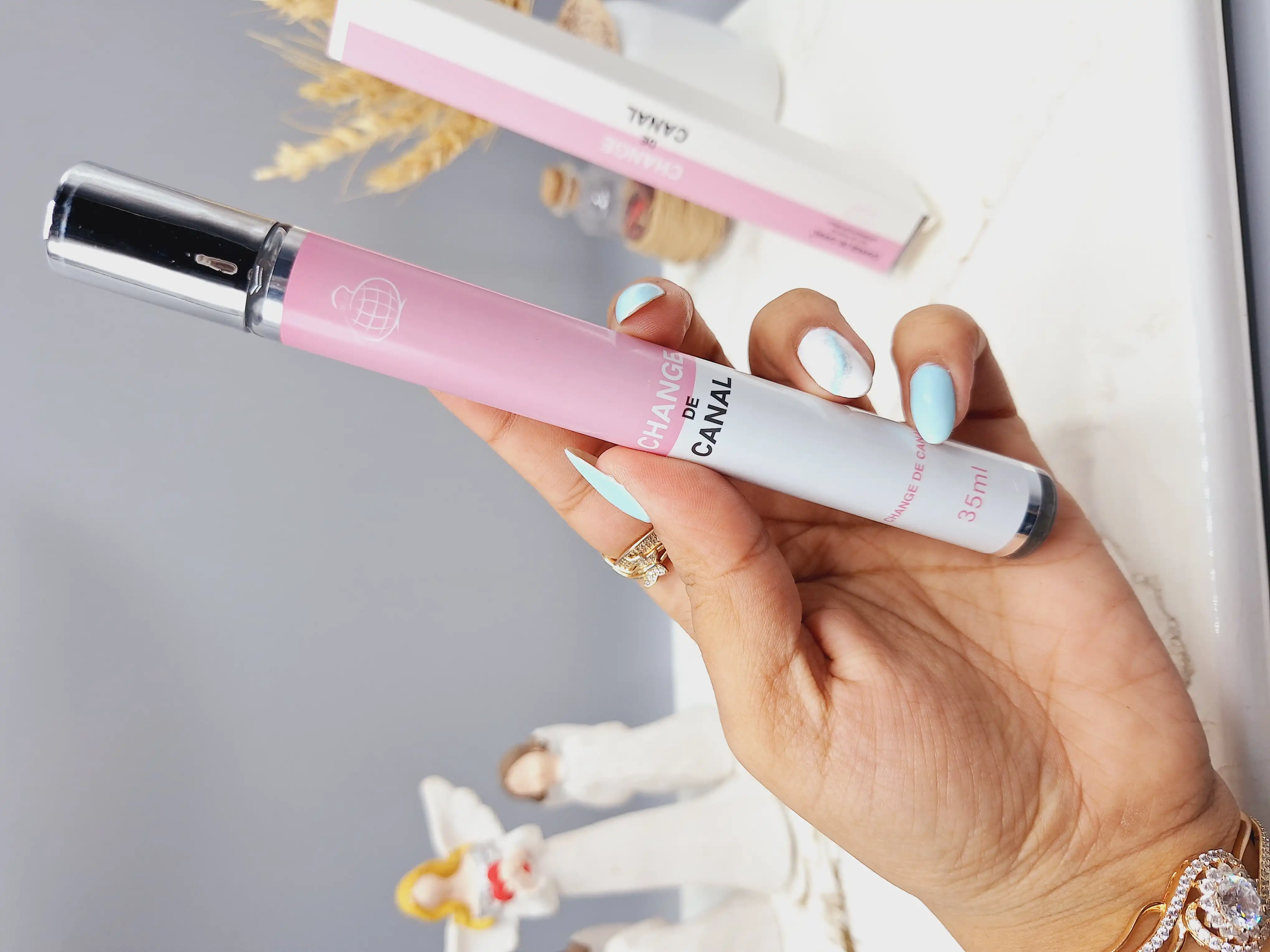 ادکلن زنانه استوانه ای 35 میل CHANGE DE CANAL کد 5561