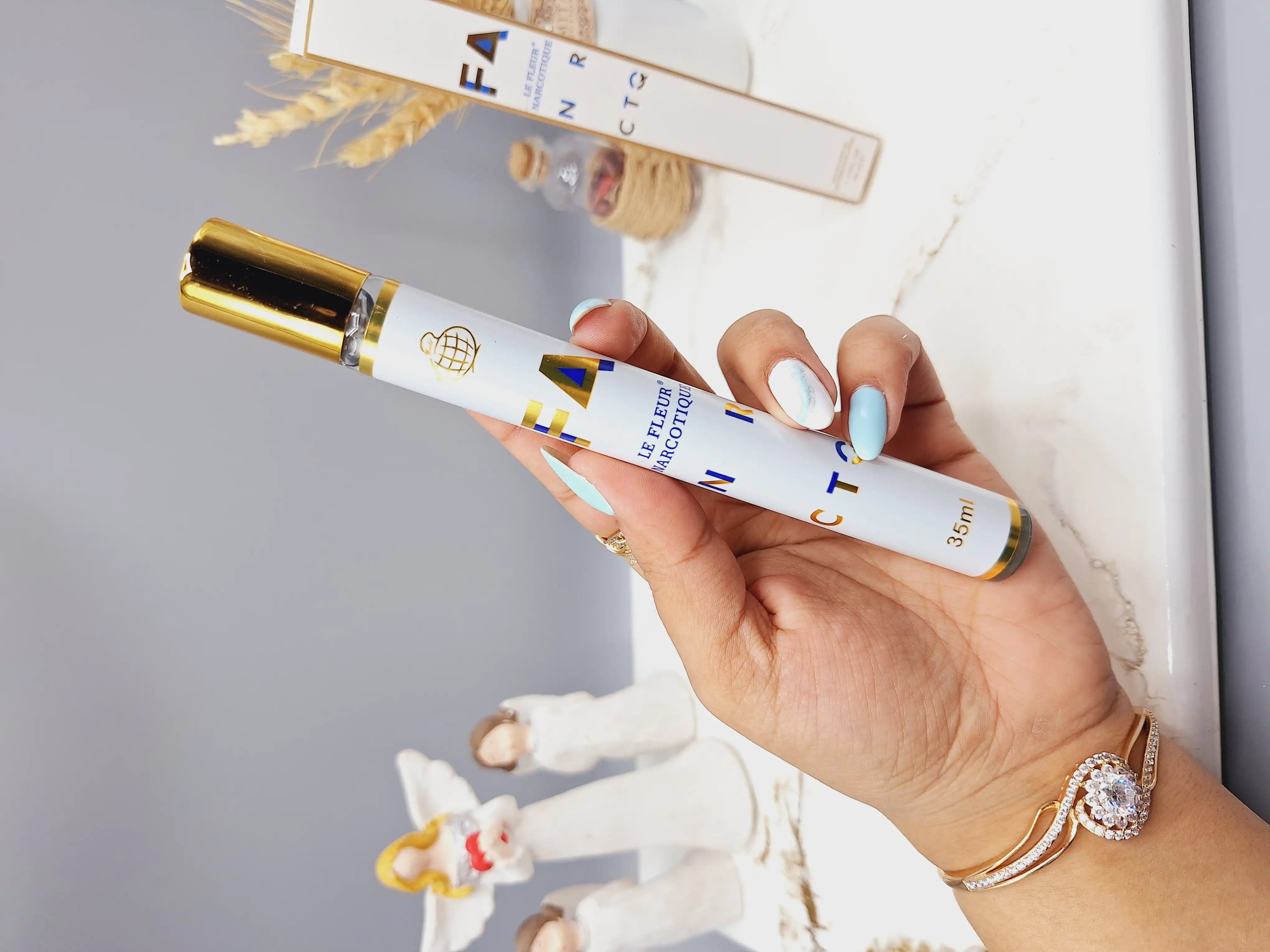 ادکلن زنانه استوانه ای 35 میل  کد FA LE FLEUR NARCOTIQUE NR CTQ کد 5486