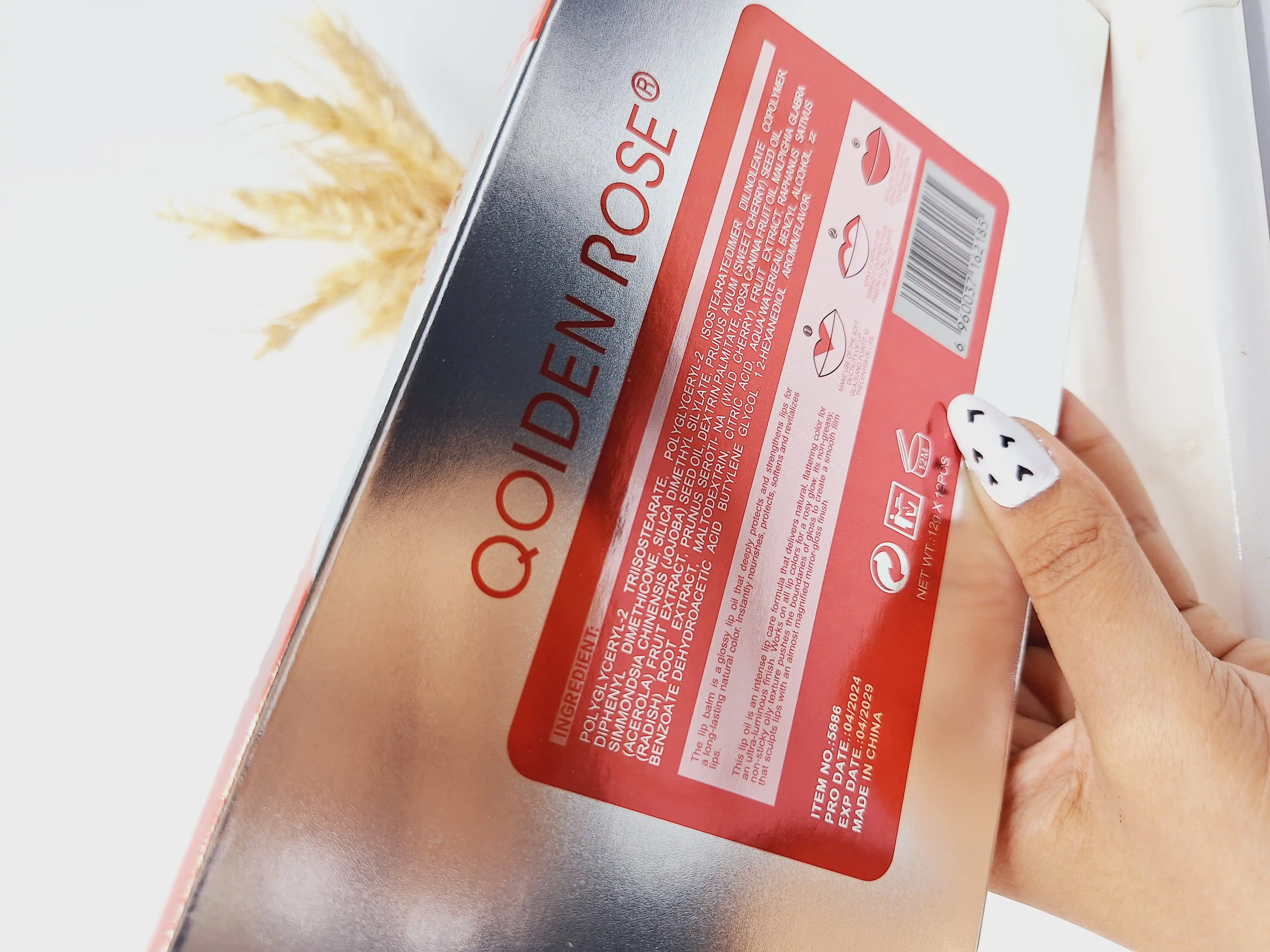 پک 10 تایی رژ مایع خوش رنگ و مات برند کویدن رز کد 2185