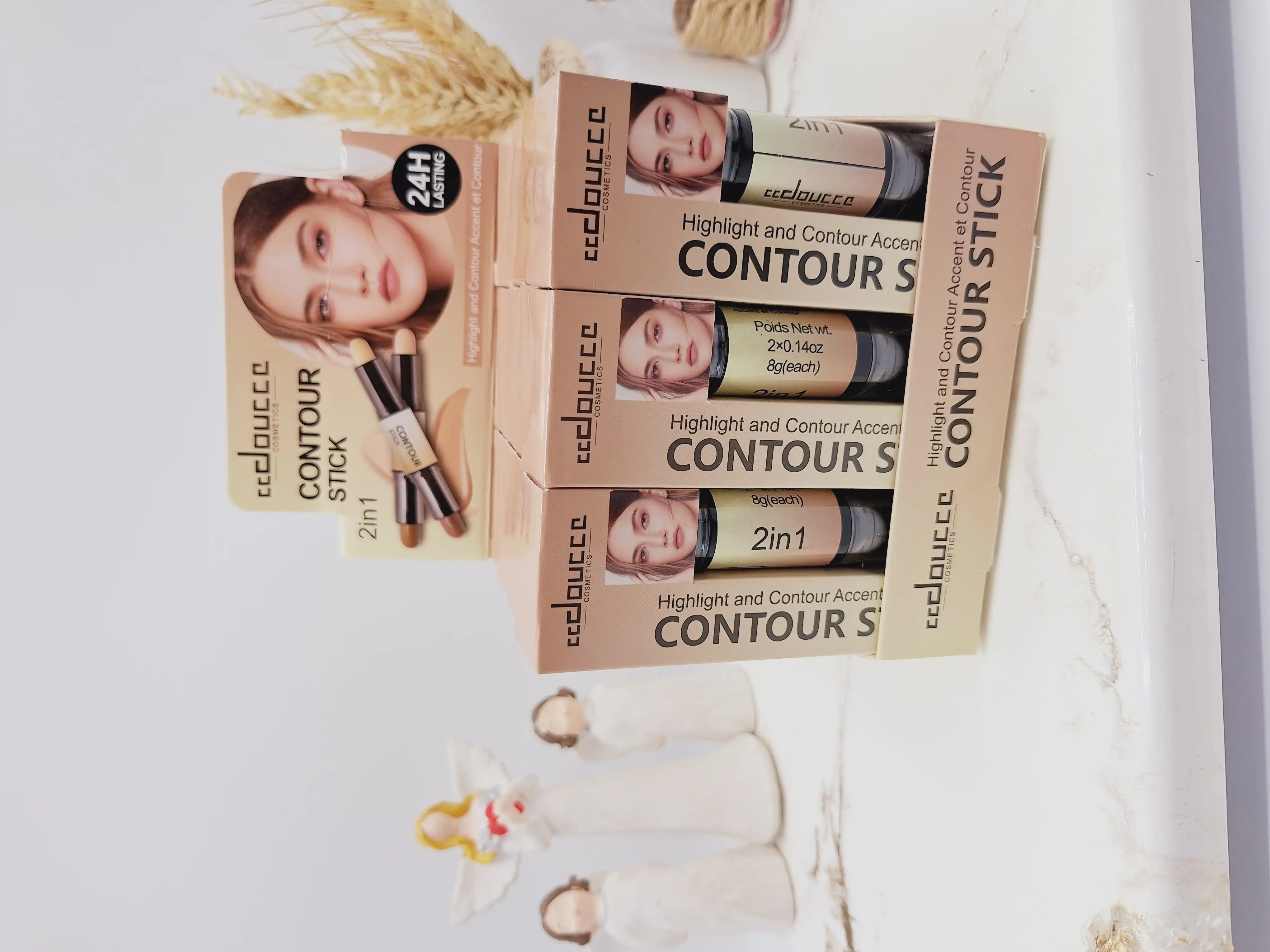 کانتور و کانسیلر دو طرفه استیکی برند دوسه کد 3004