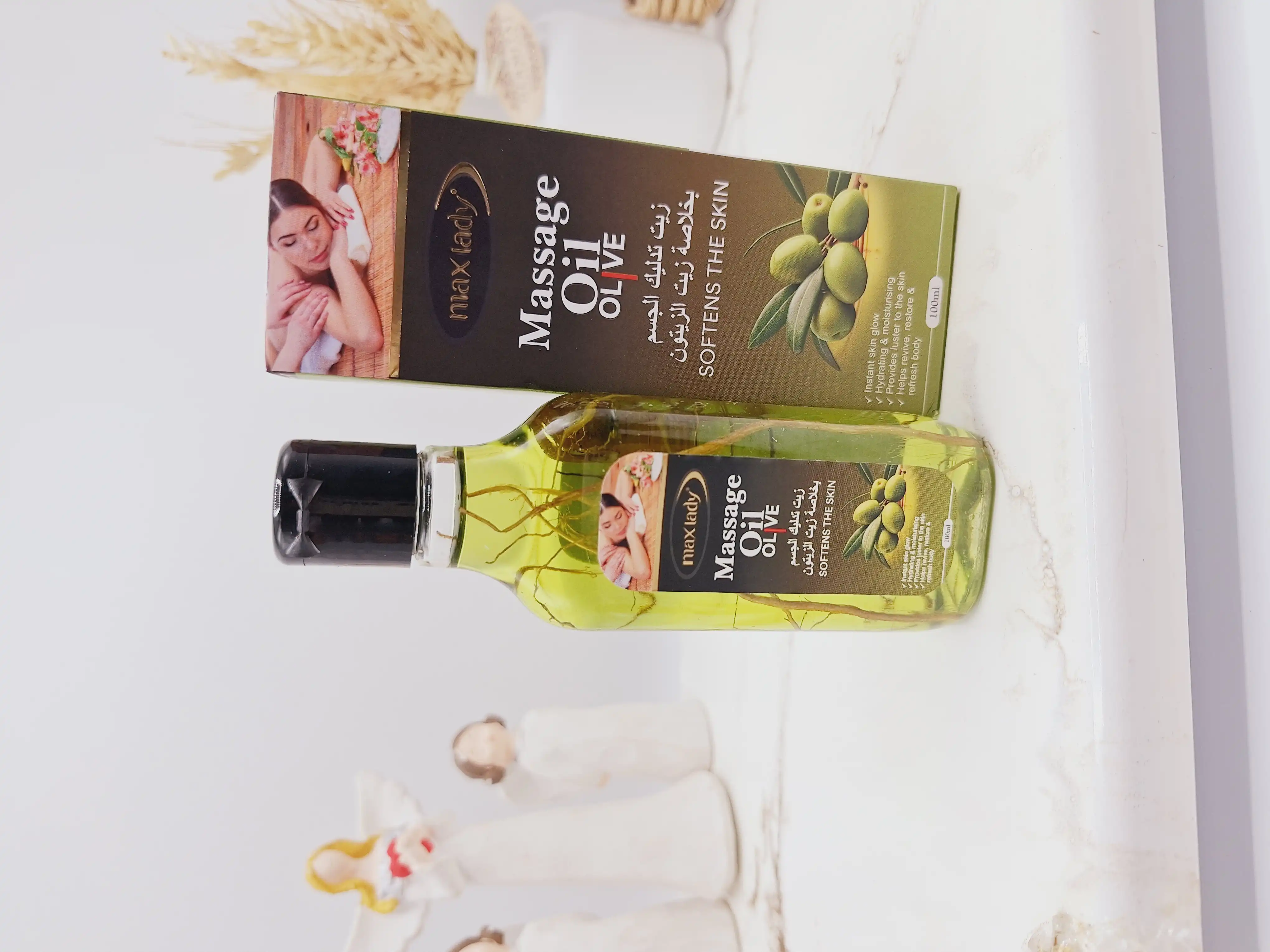 روغن ماساژ و تسکین دهنده درد عضلانی عصاره زیتون برند مکس لیدی کد 7485