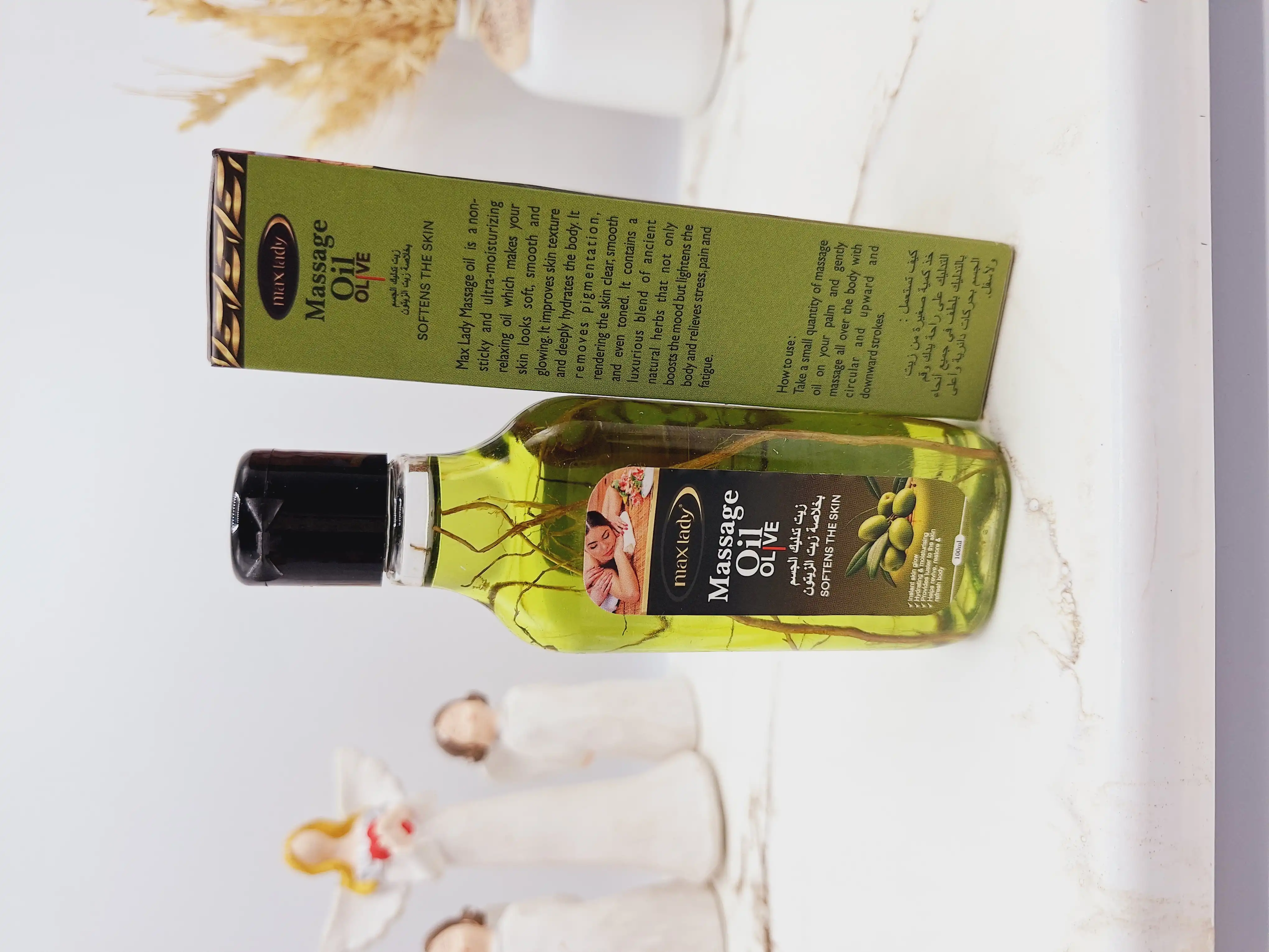 روغن ماساژ و تسکین دهنده درد عضلانی عصاره زیتون برند مکس لیدی کد 7485