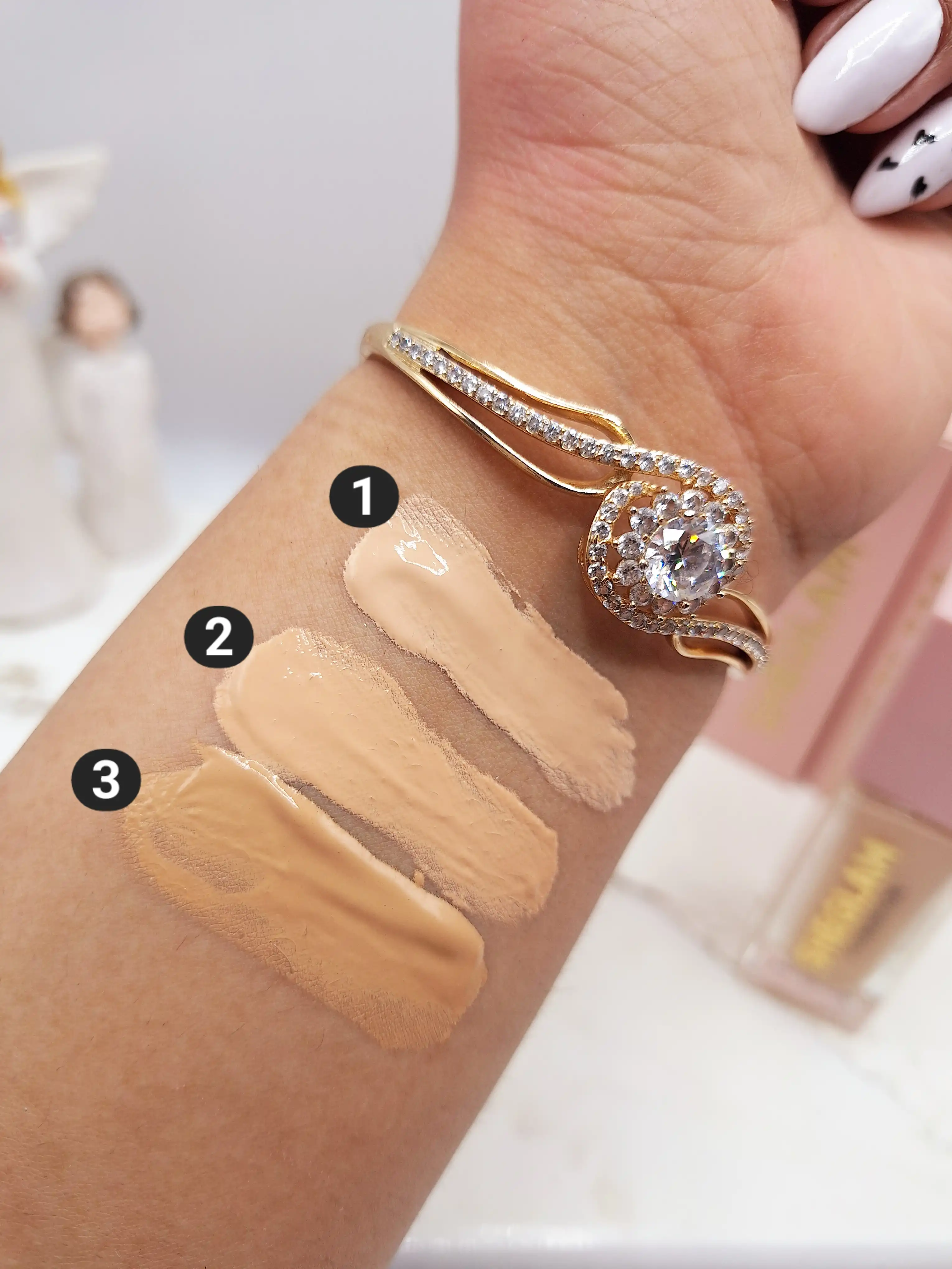 کرم پودر شیشه ای شیگلم با پوشش بالا کد 2848