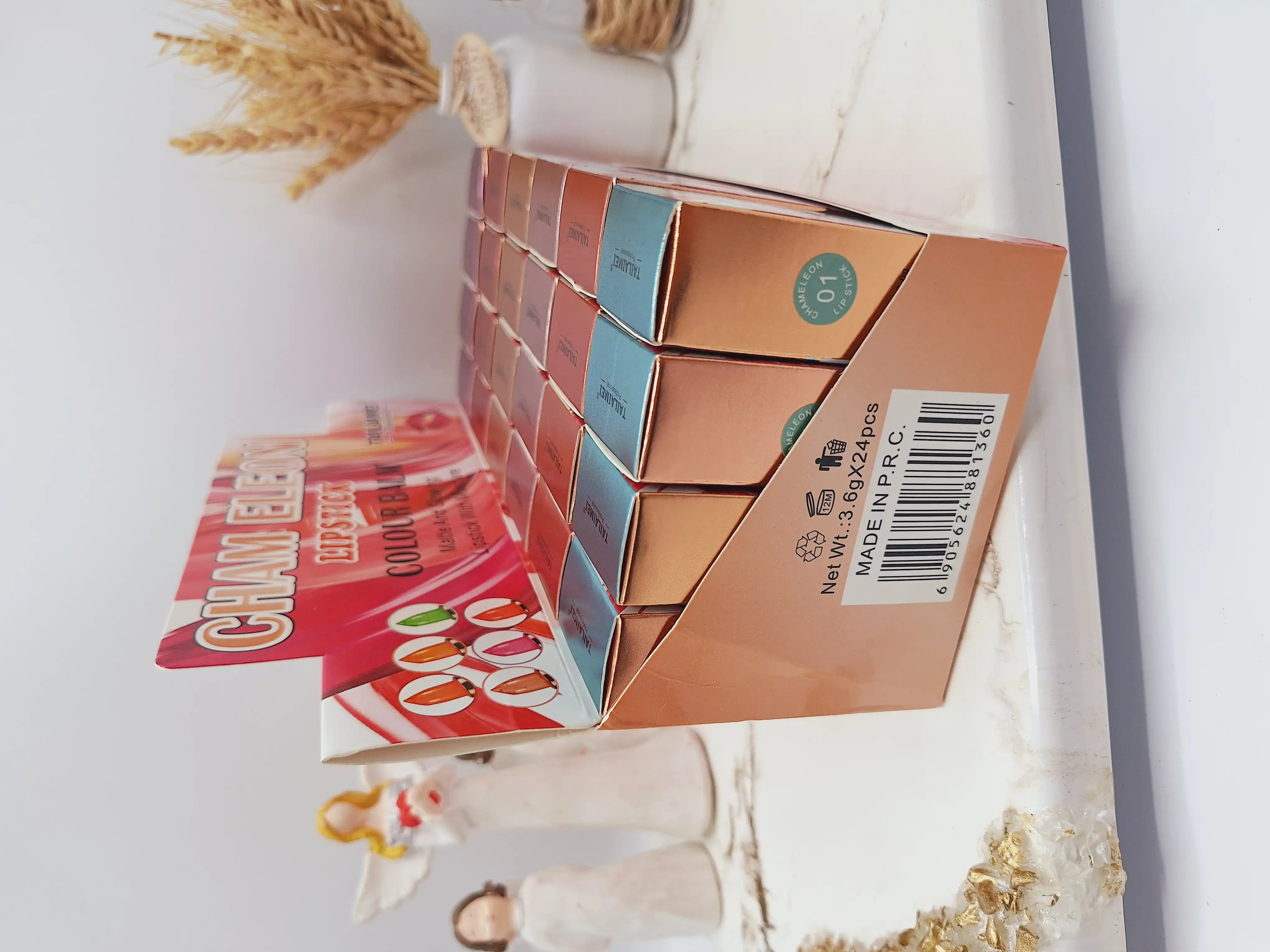 رژ لب حرارتی مات و درخشان برند TAILAIMEI کد 1360