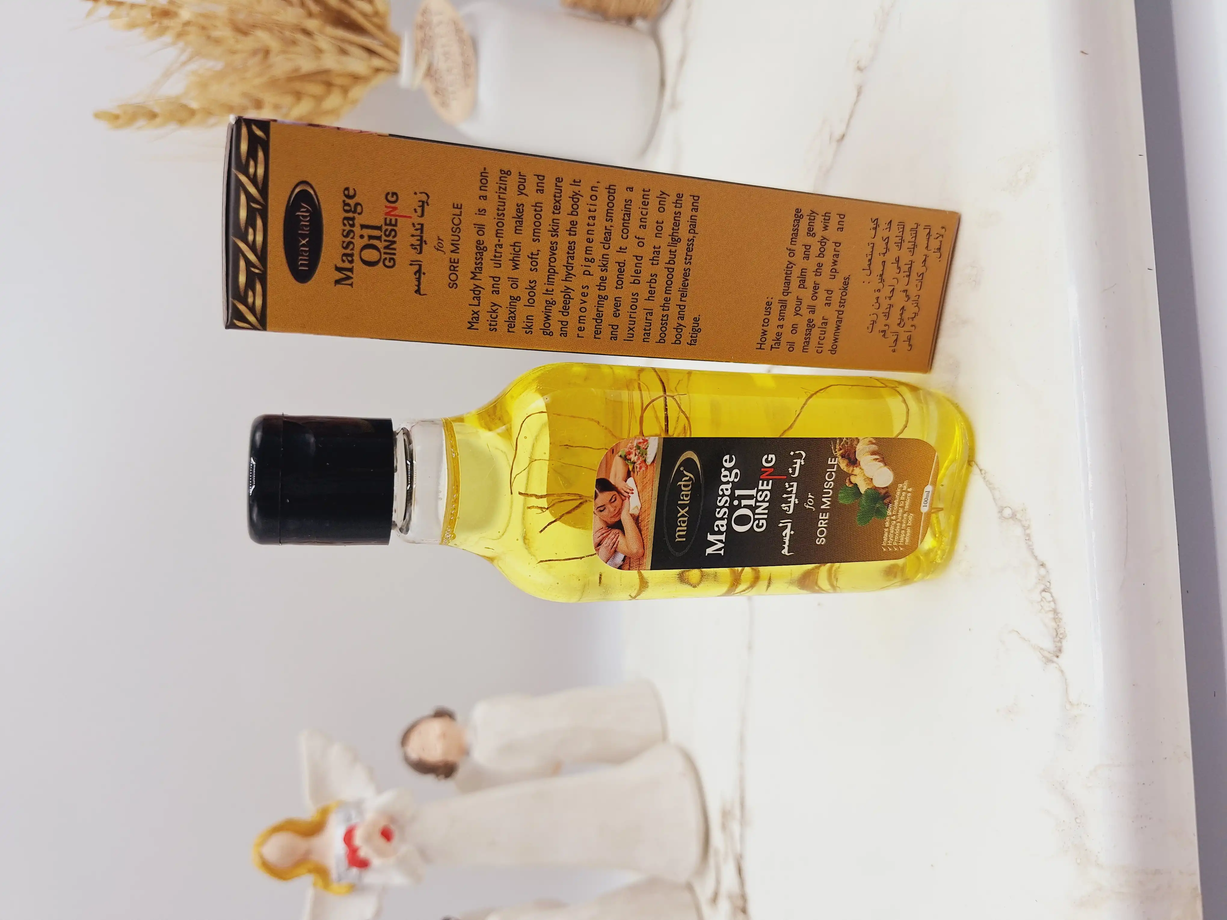 روغن ماساژ جنسینگ برند مکس لیدی | MAX LADY