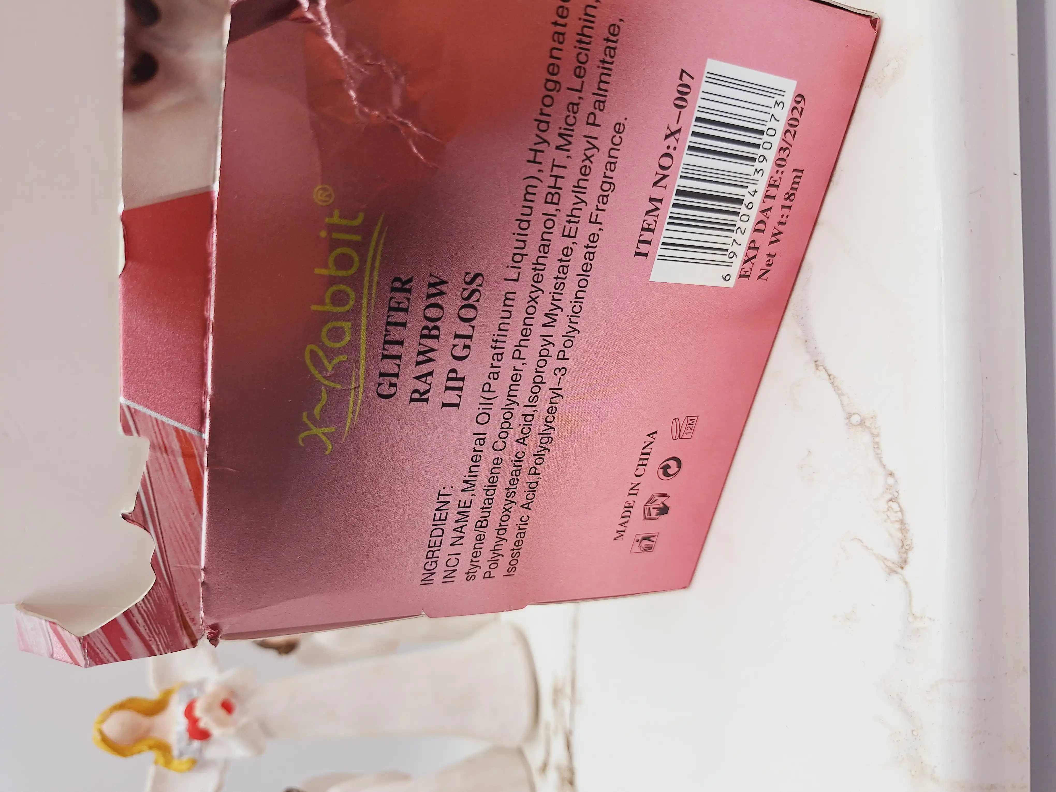 لیپ گلاس لب رنگین کمانی پری دریایی x_Rabitکد x_007 