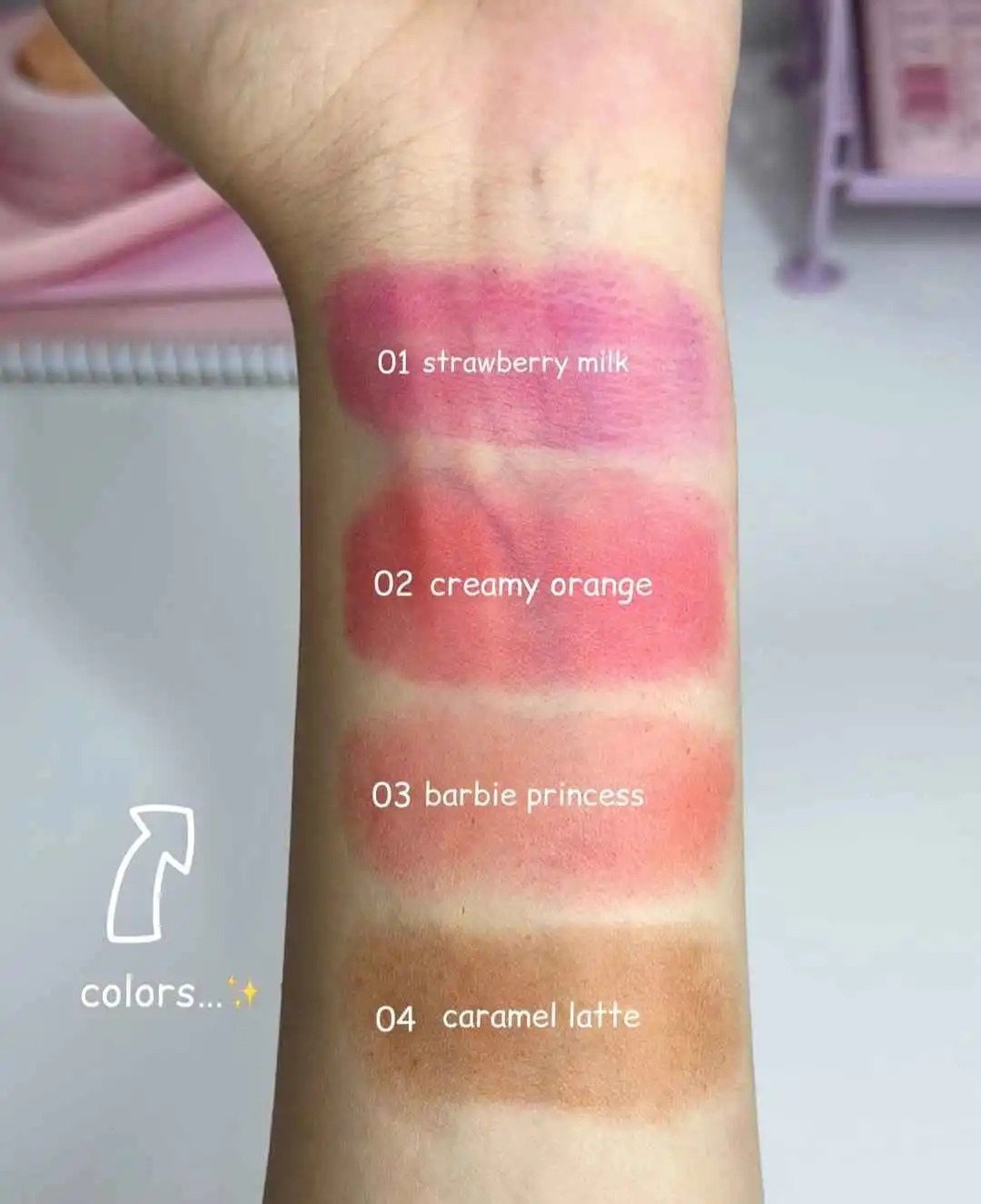 تینت ژله ای پاستیلی برند هداموجی HUDAMOJI کد BC_007