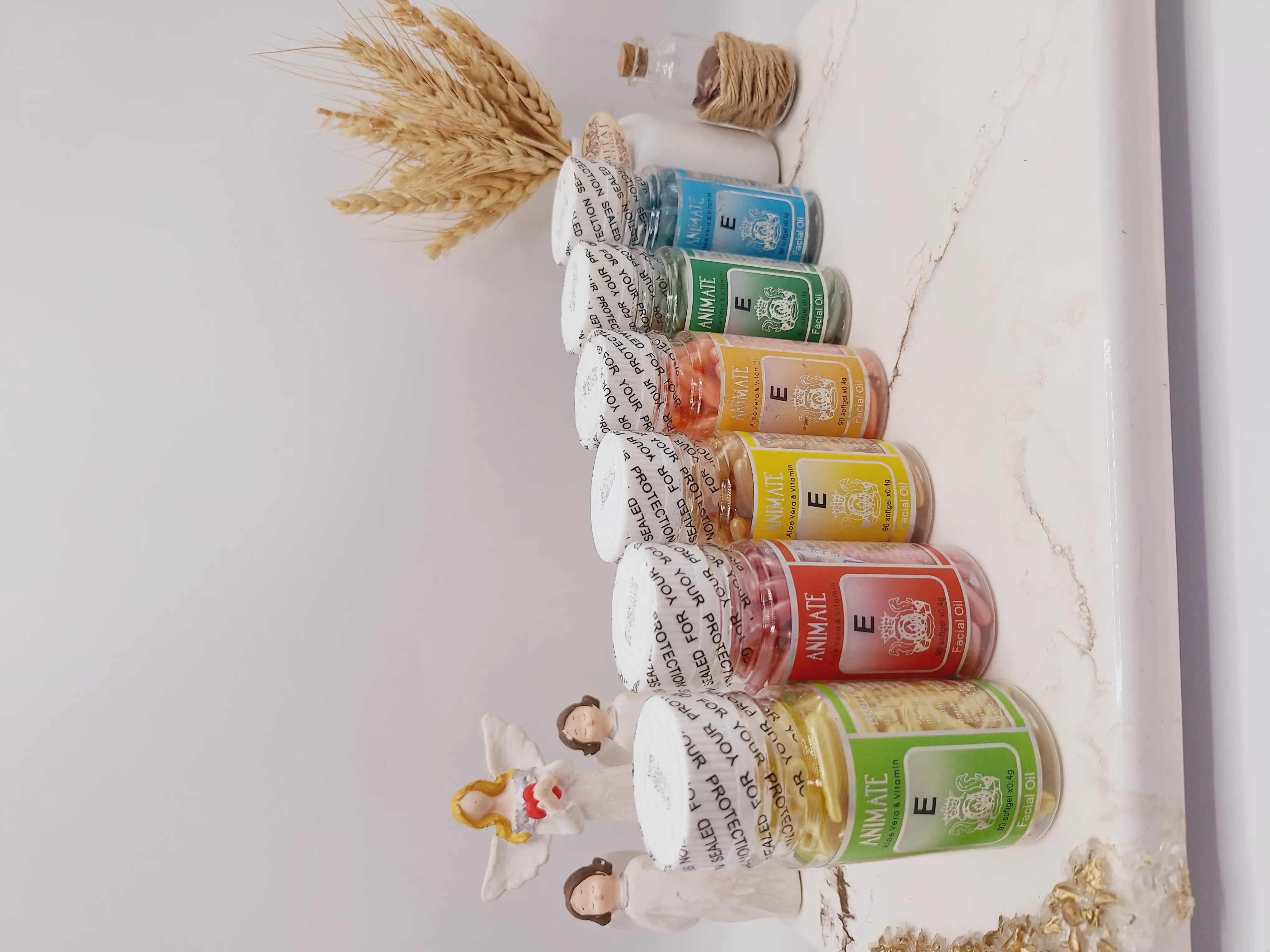 کپسول اتینول 90 تایی ضد چین و چروک صورت و چشم برند ANIMATE کد 0043